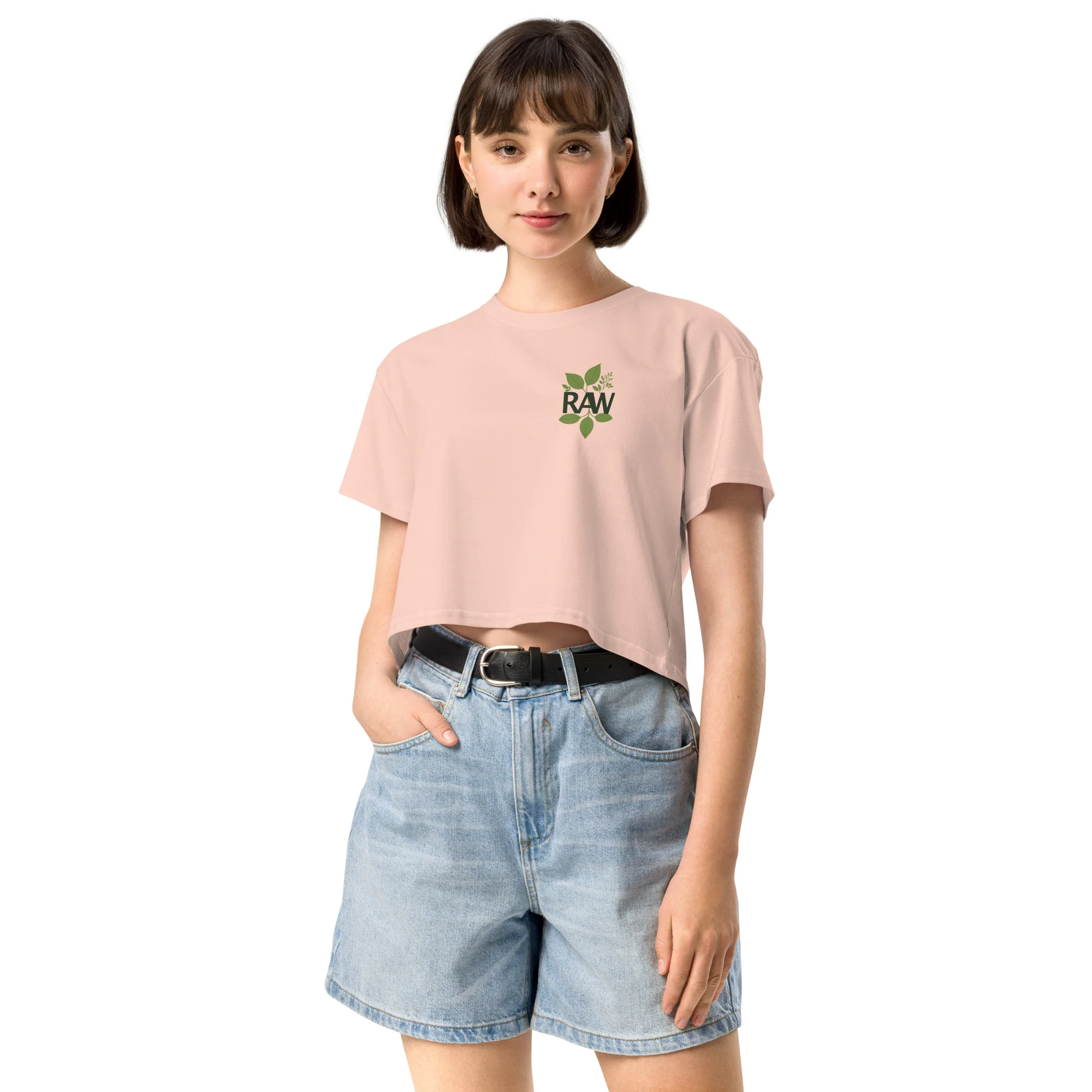BOTANICAL AF - Women’s Crop Top - Image 8