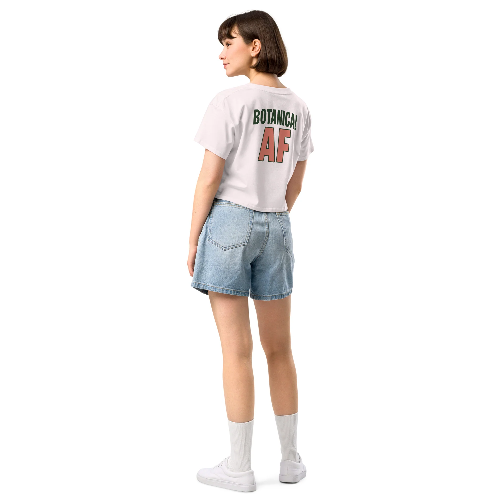 BOTANICAL AF - Women’s Crop Top - Image 9