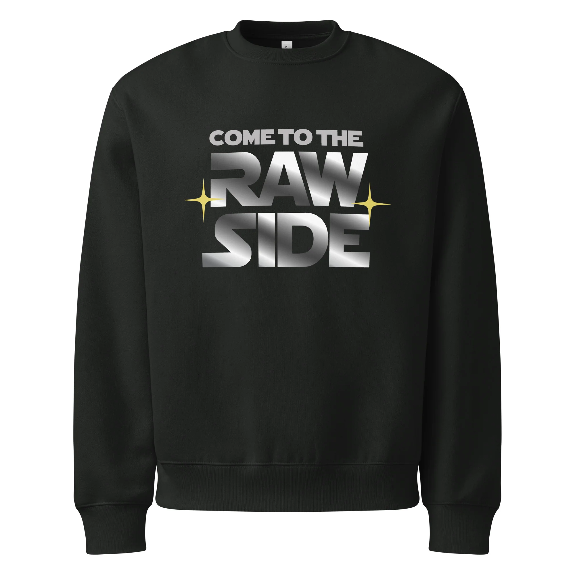 COME TO THE RAW SIDE - Oversized Heavyweight Sweatshirt - Image 2