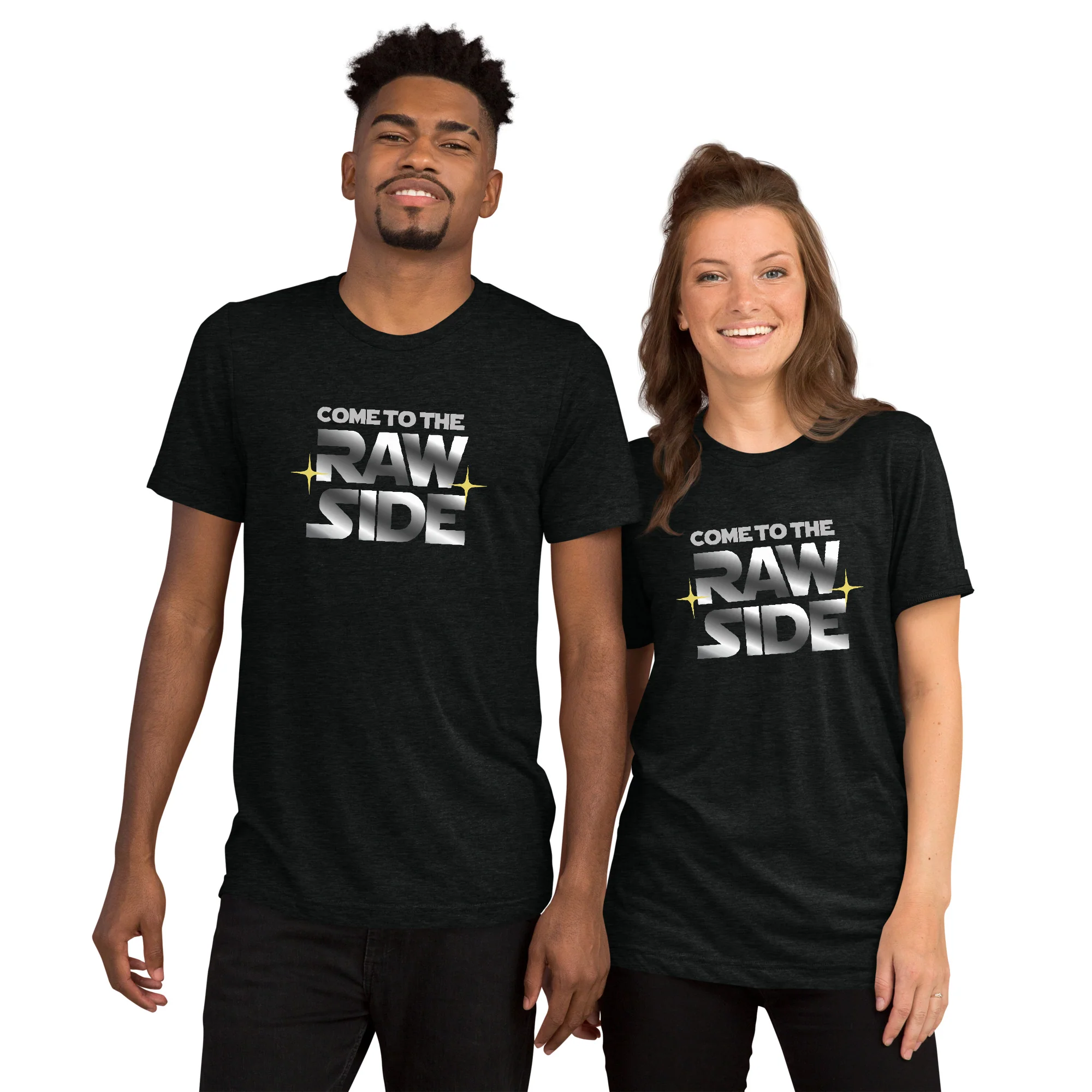 COME TO THE RAW SIDE - Unisex Short Sleeve Tee - Image 4