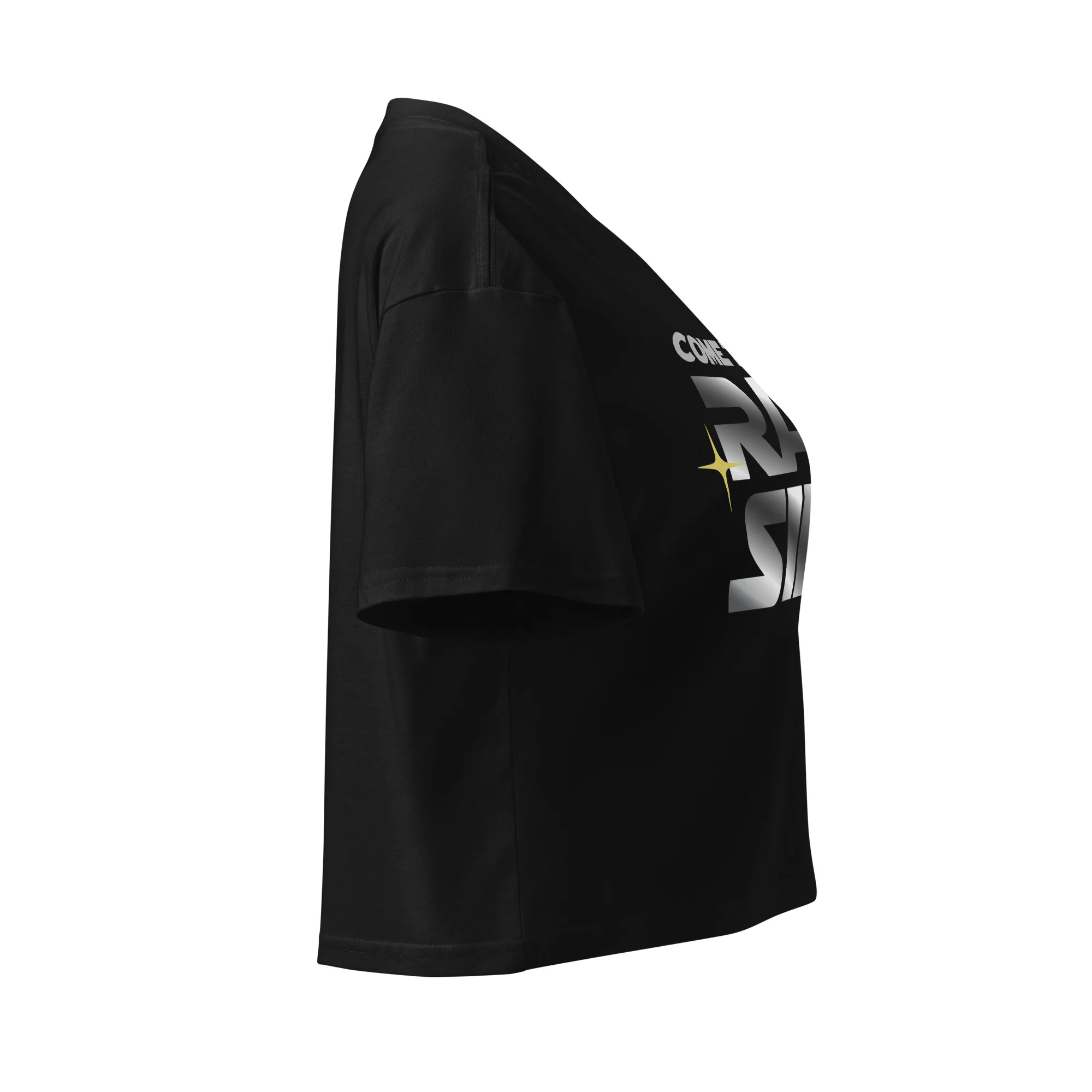 COME TO THE RAW SIDE - Women’s Crop Top - Image 3