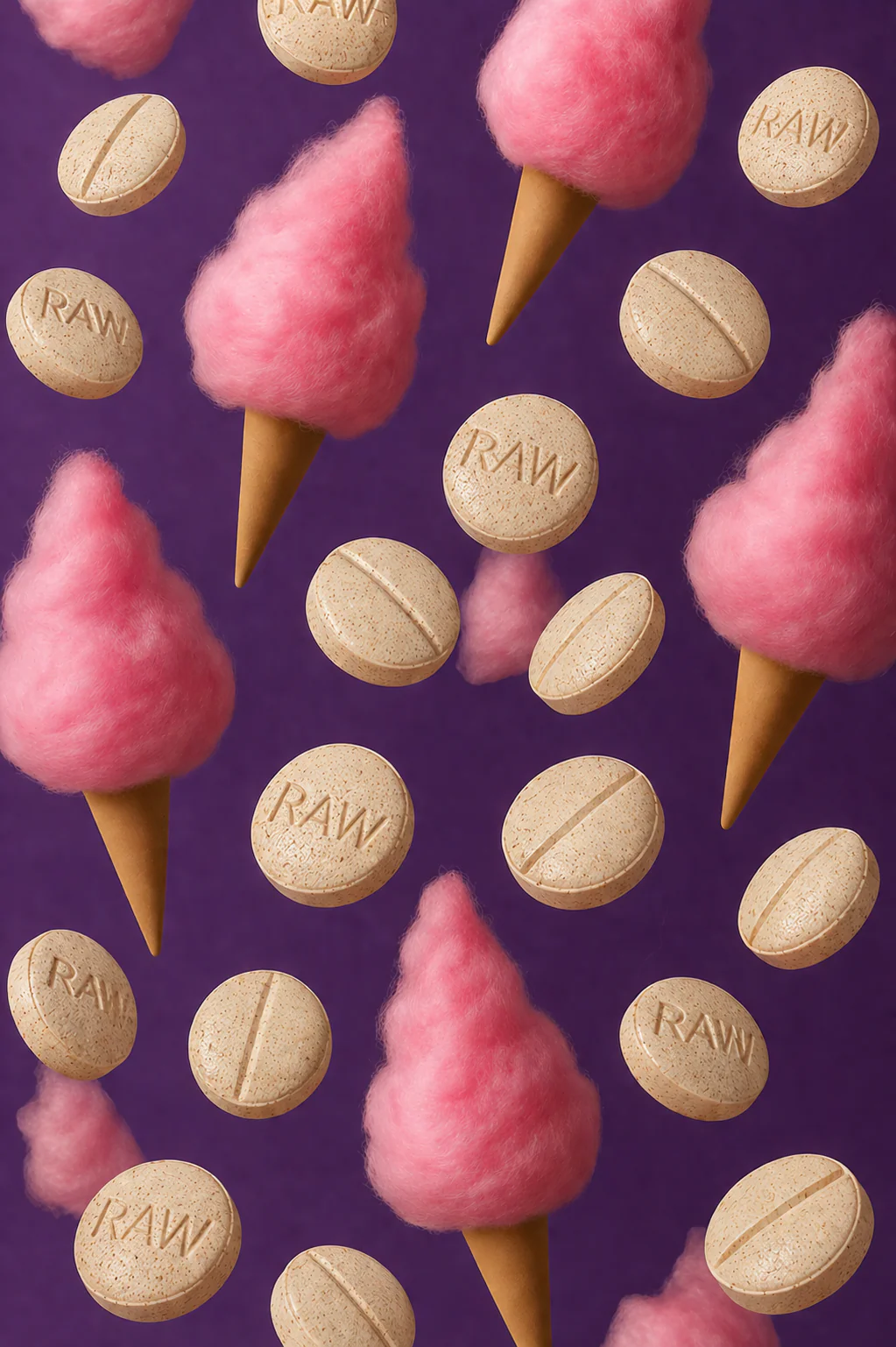 COTTON CANDY (DYE-FREE) - TOTAL ALKS 23.9MG (23.1MG 7-OH)