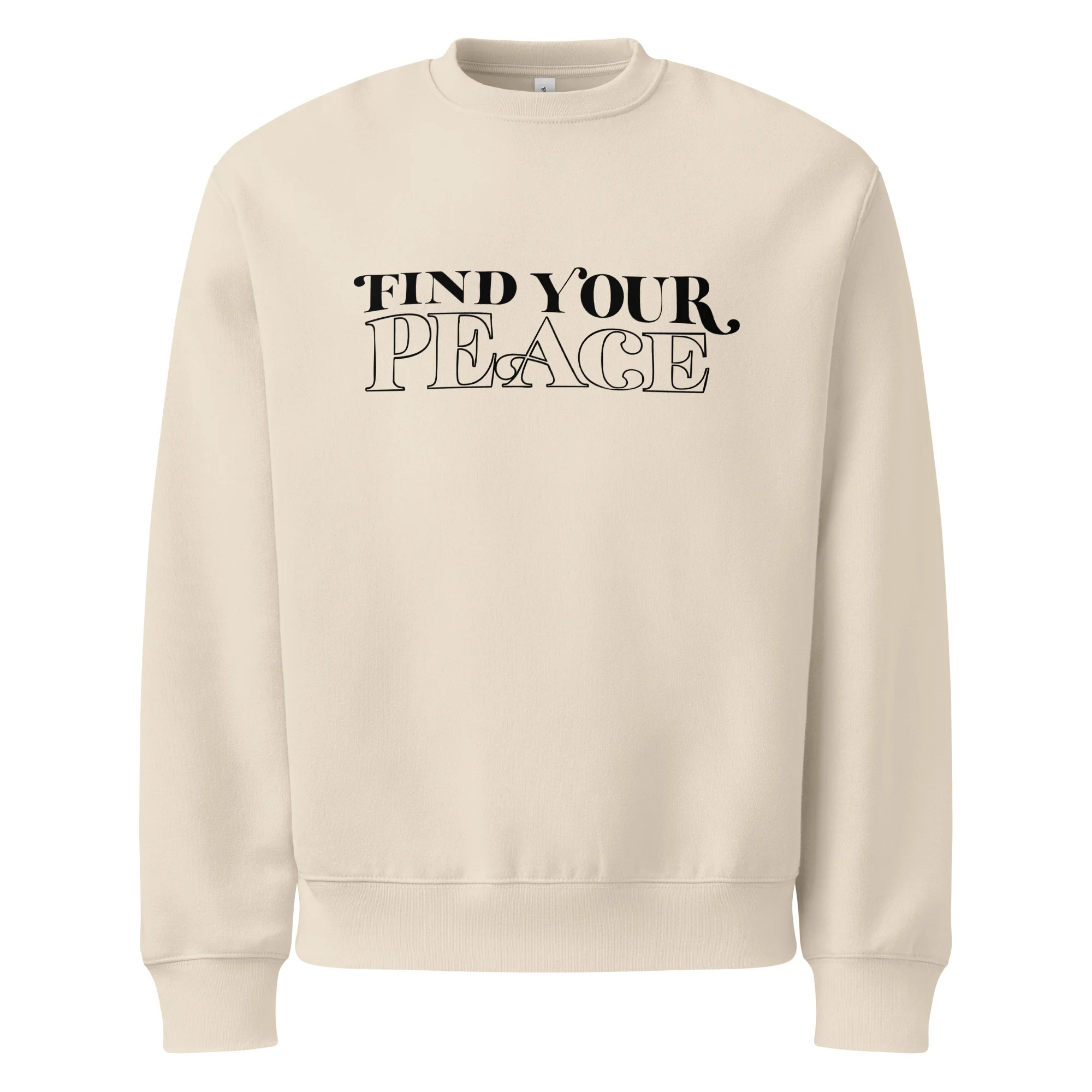 FIND YOUR PEACE - Oversized Heavyweight Sweatshirt