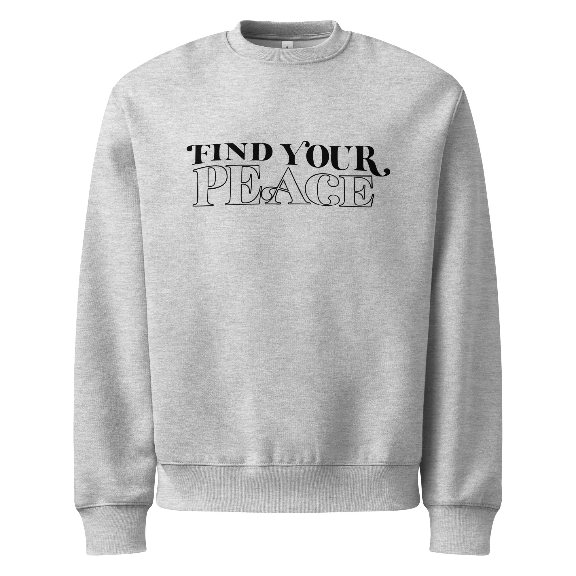 FIND YOUR PEACE - Oversized Heavyweight Sweatshirt - Image 2