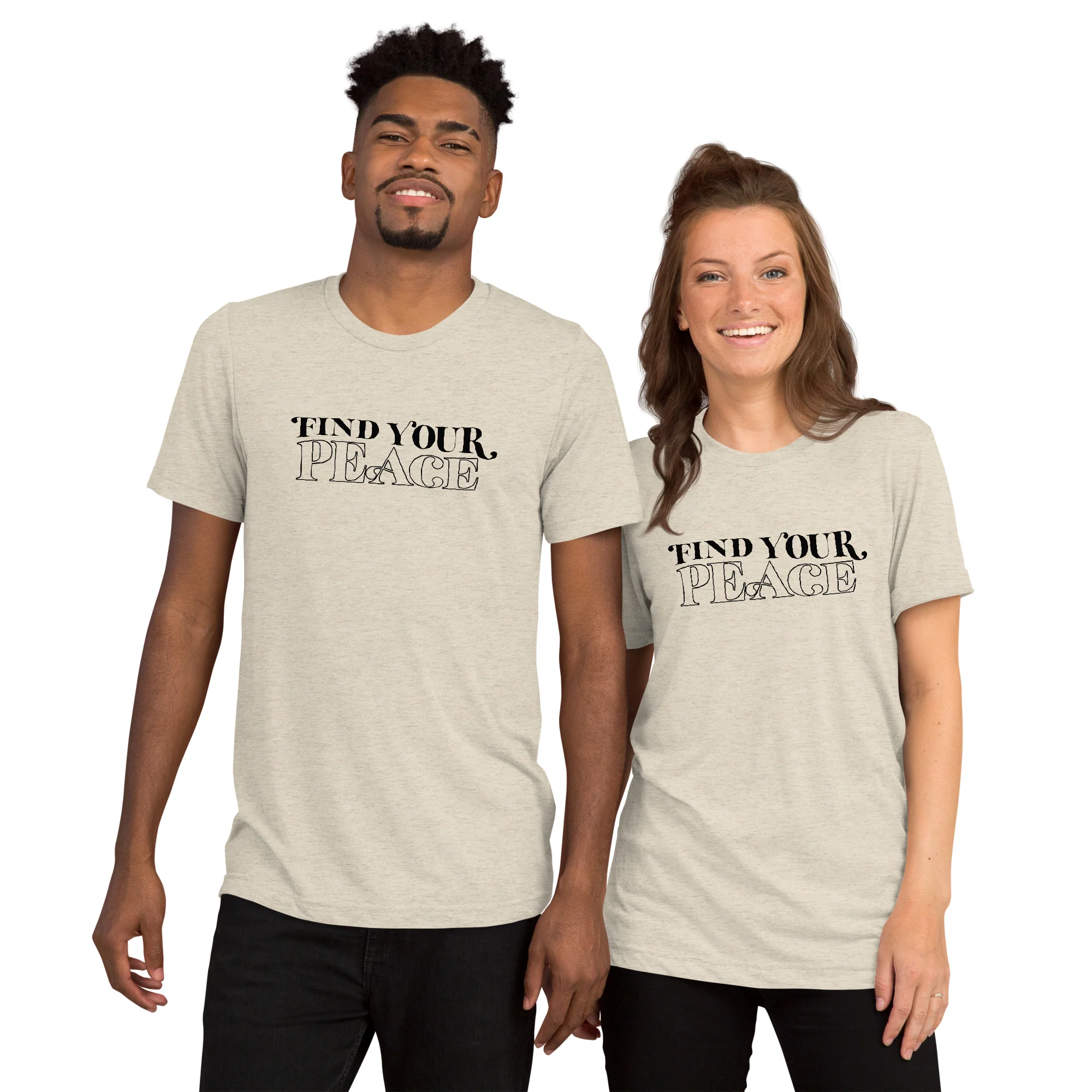 FIND YOUR PEACE - Short Sleeve Tee - Image 14