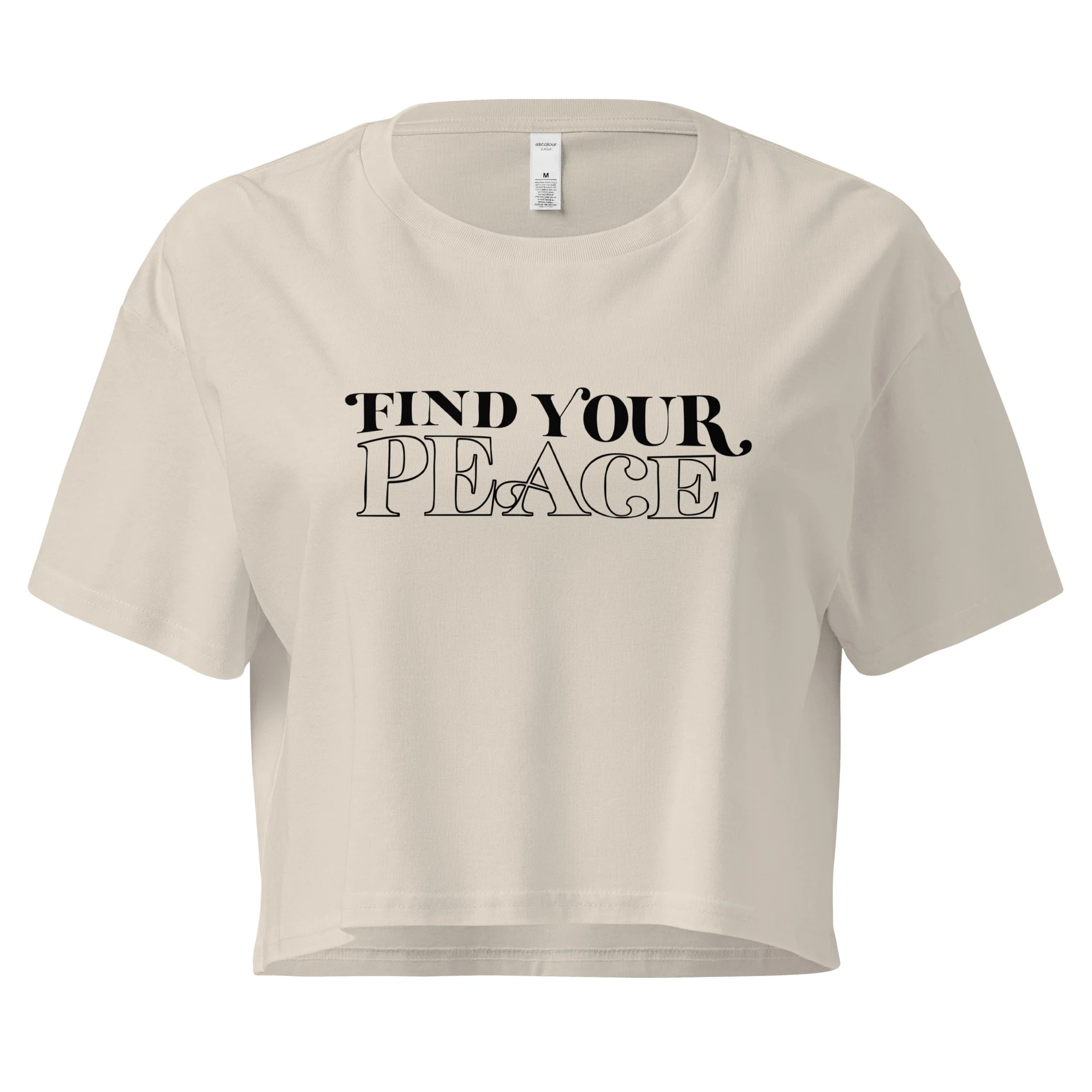 FIND YOUR PEACE - Women’s Crop Top