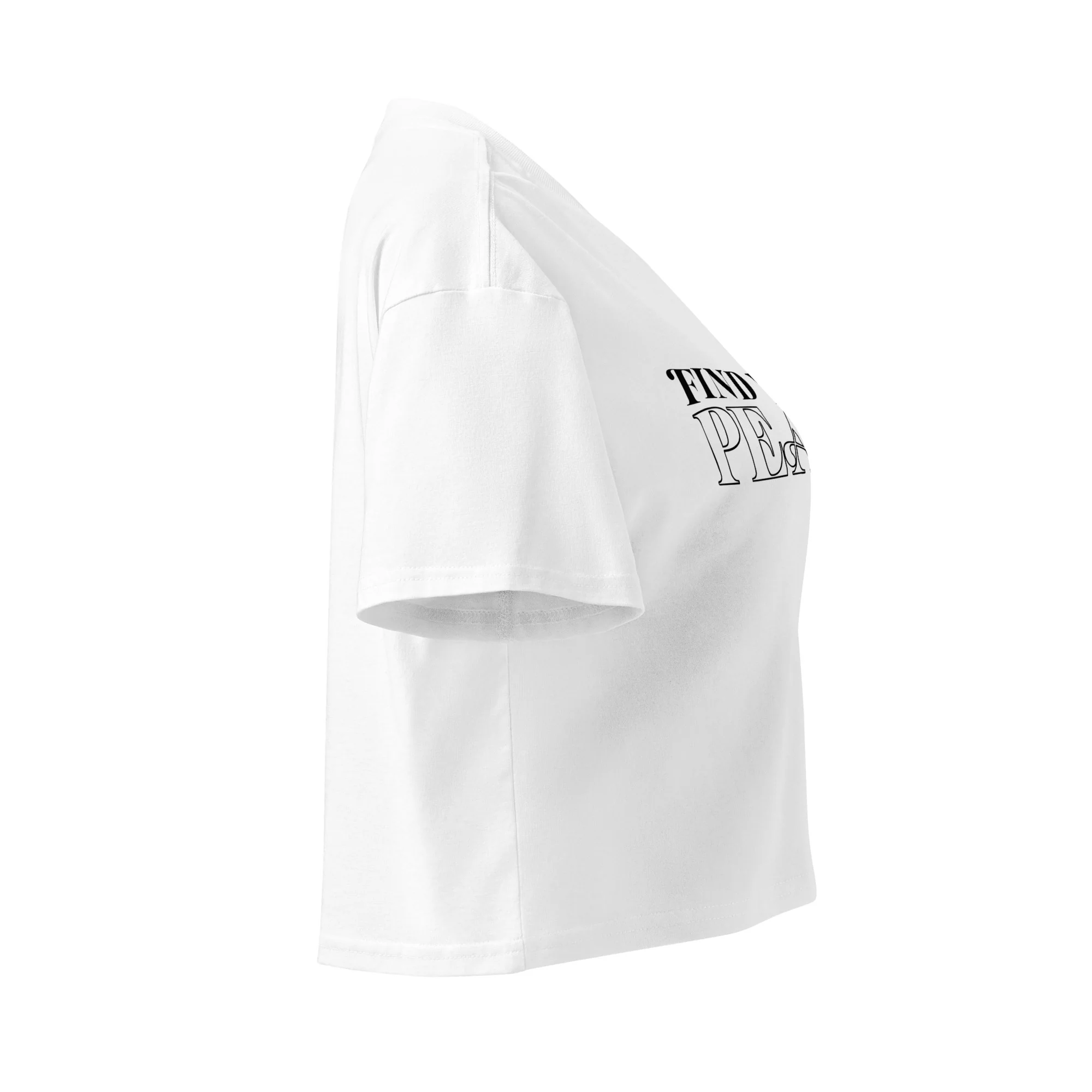 FIND YOUR PEACE - Women’s Crop Top - Image 16