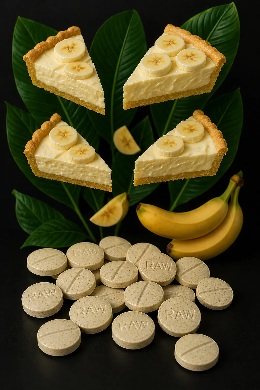 LIL' NANS' BANANA CREAM PIE 🍌🥧 (DYE-FREE) - TOTAL ALKS 18.9MG (18.5MG 7-OH)