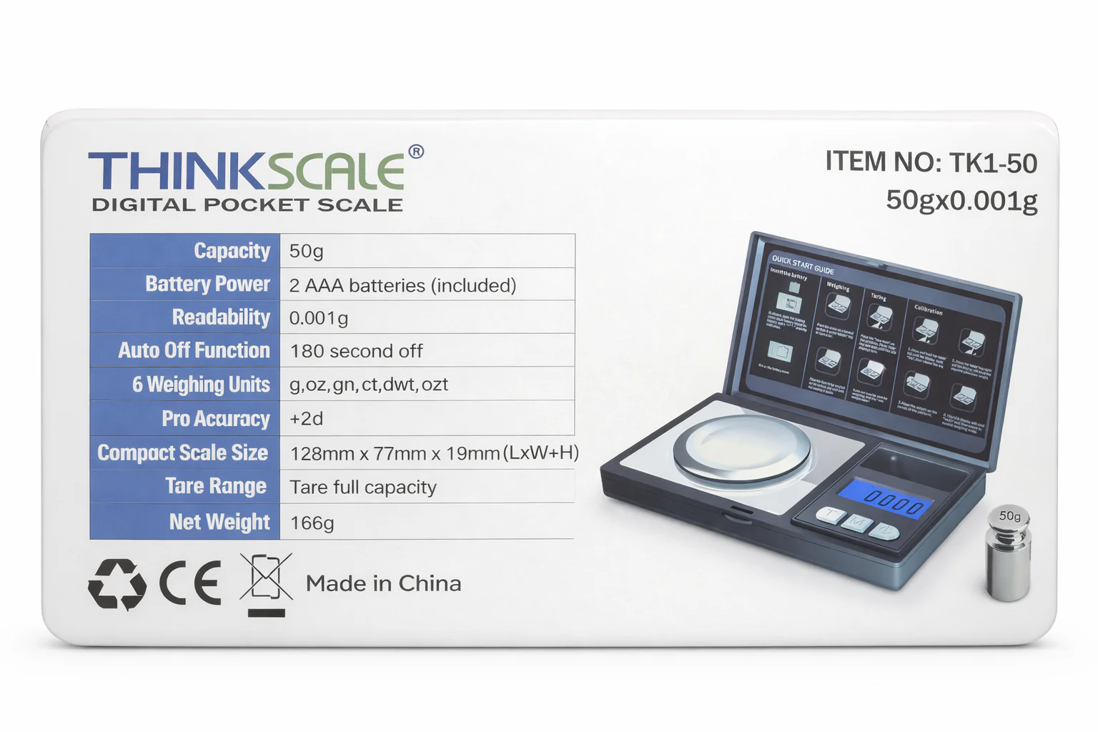 0.001G MILLIGRAM SCALE KIT - Image 3