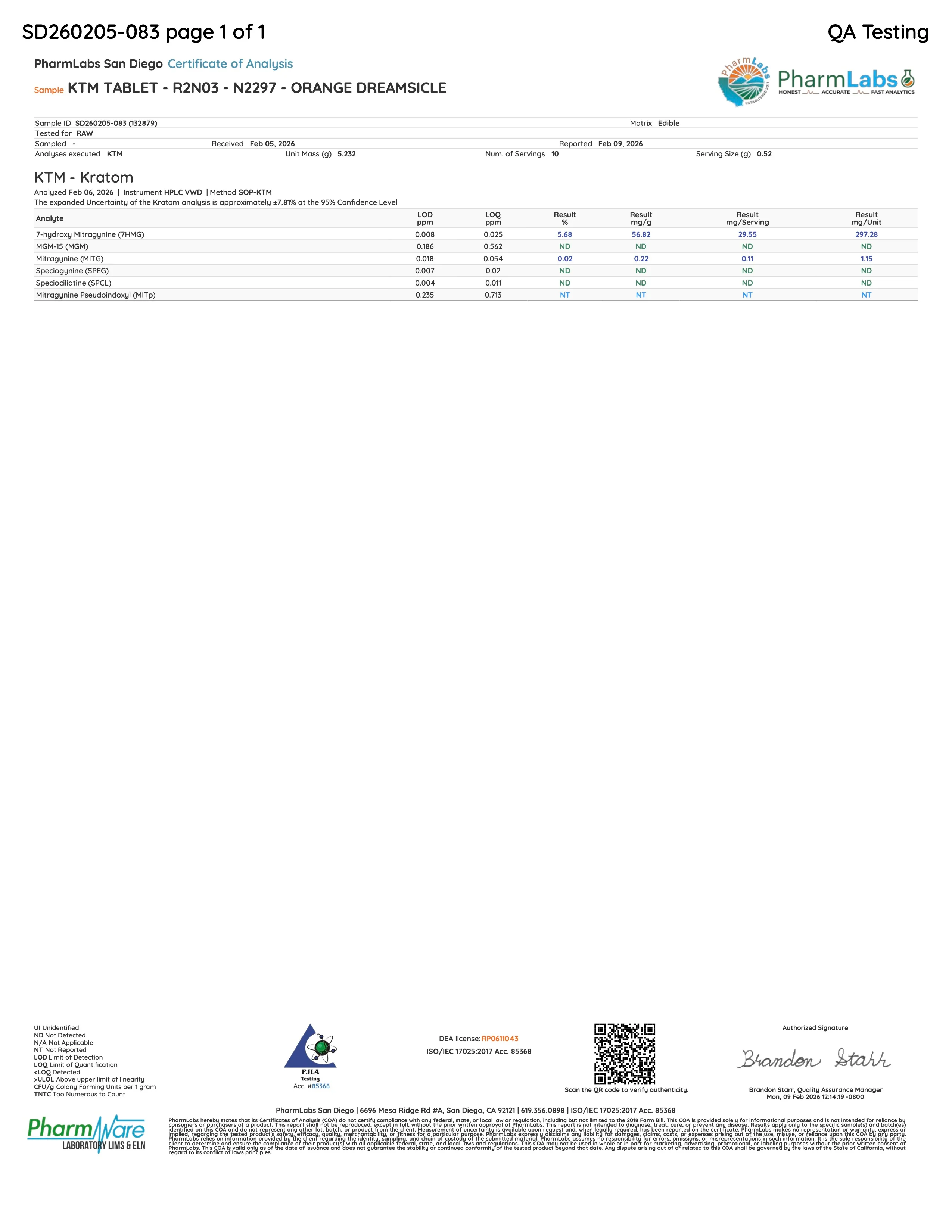 ORANGE DREAMSICLE (DYE-FREE) -  TOTAL ALKS 21.4MG (21MG 7-OH) - Image 8