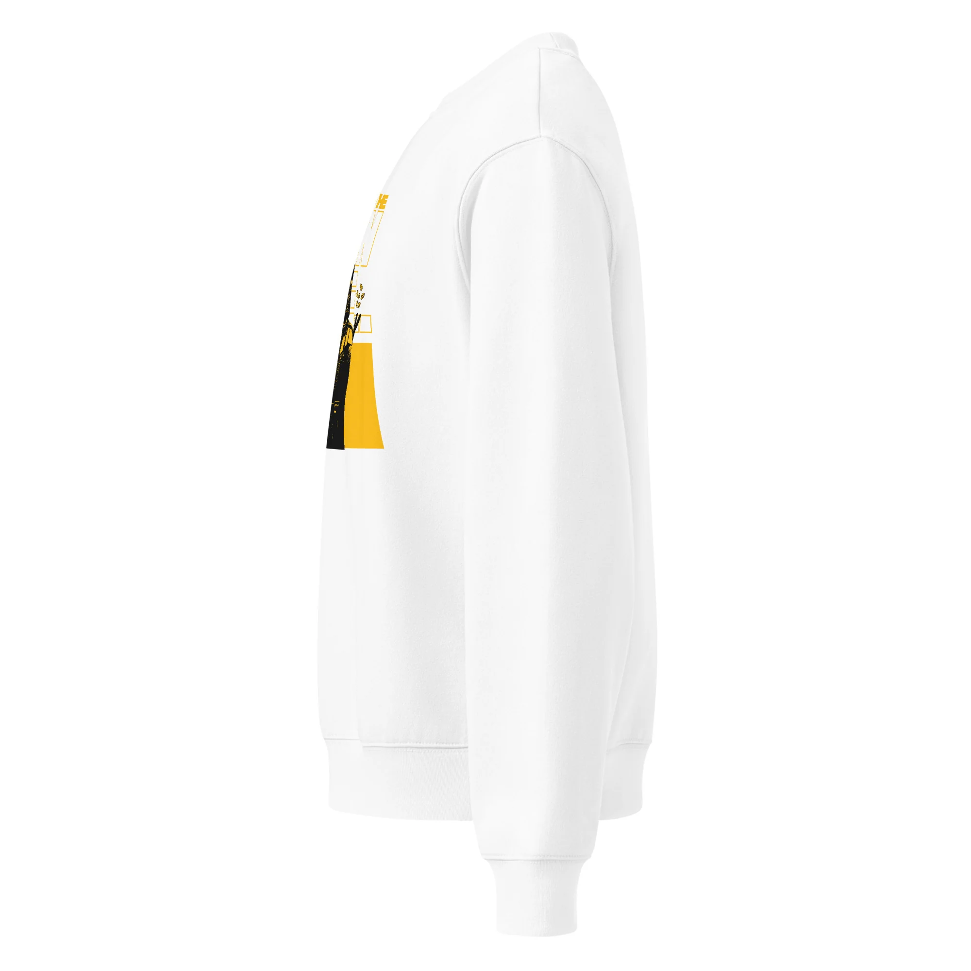 COME TO THE RAW SIDE (BLACK/GOLD) - Oversized Heavyweight Sweatshirt - Image 10