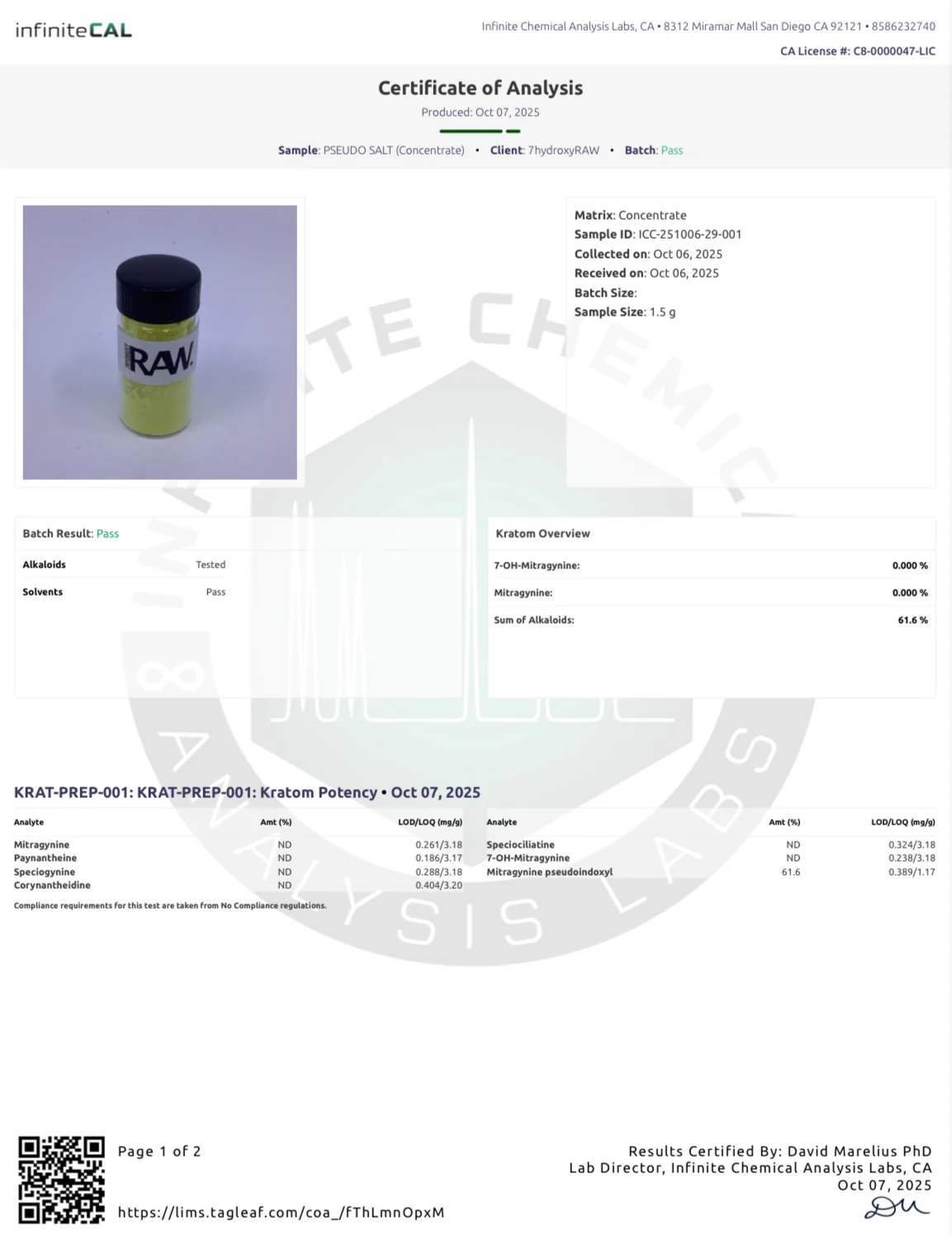 PAEON POWDER - PSEUDOINDOXYL SALT - Image 3