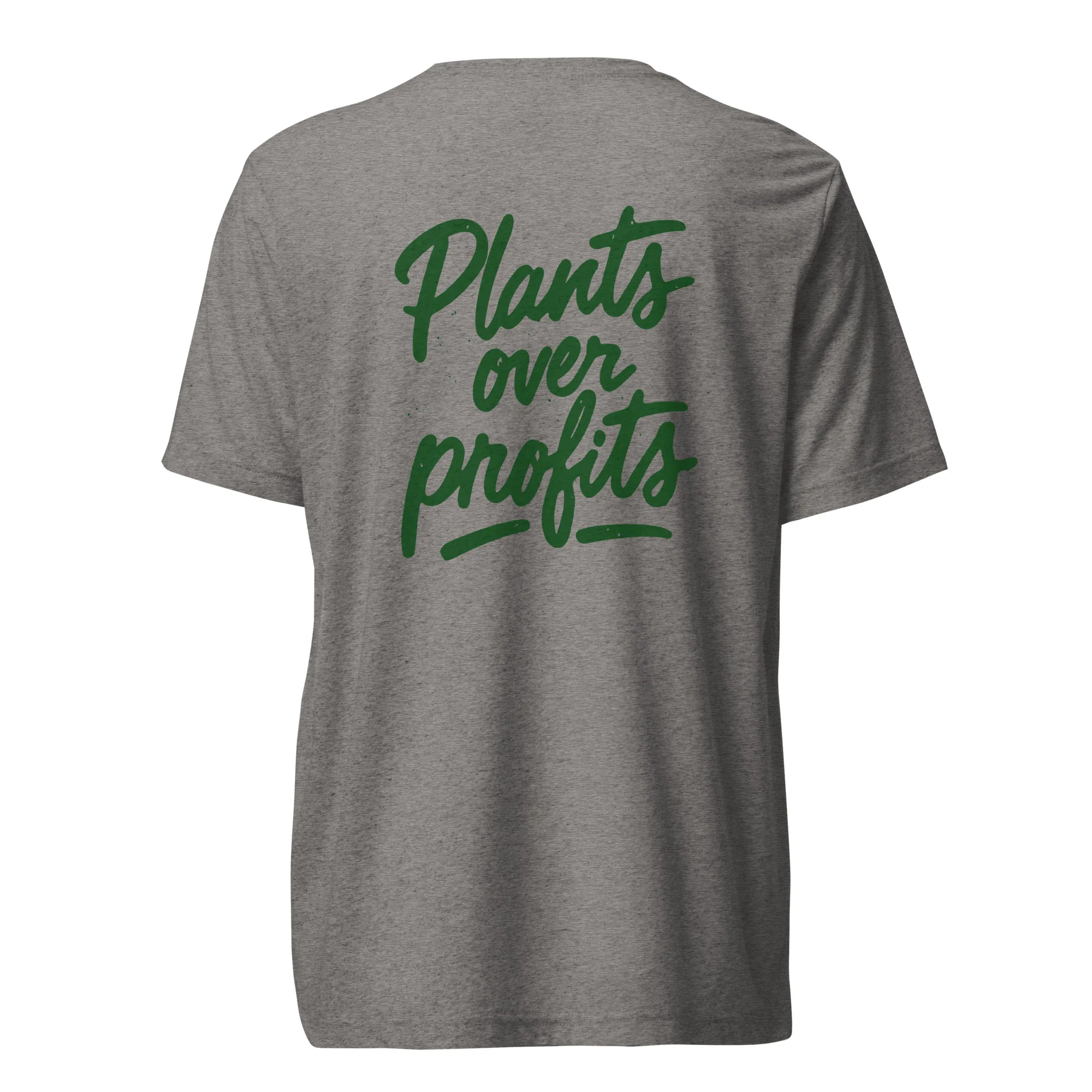 PLANTS OVER PROFIT - Short Sleeve Tee - Image 3