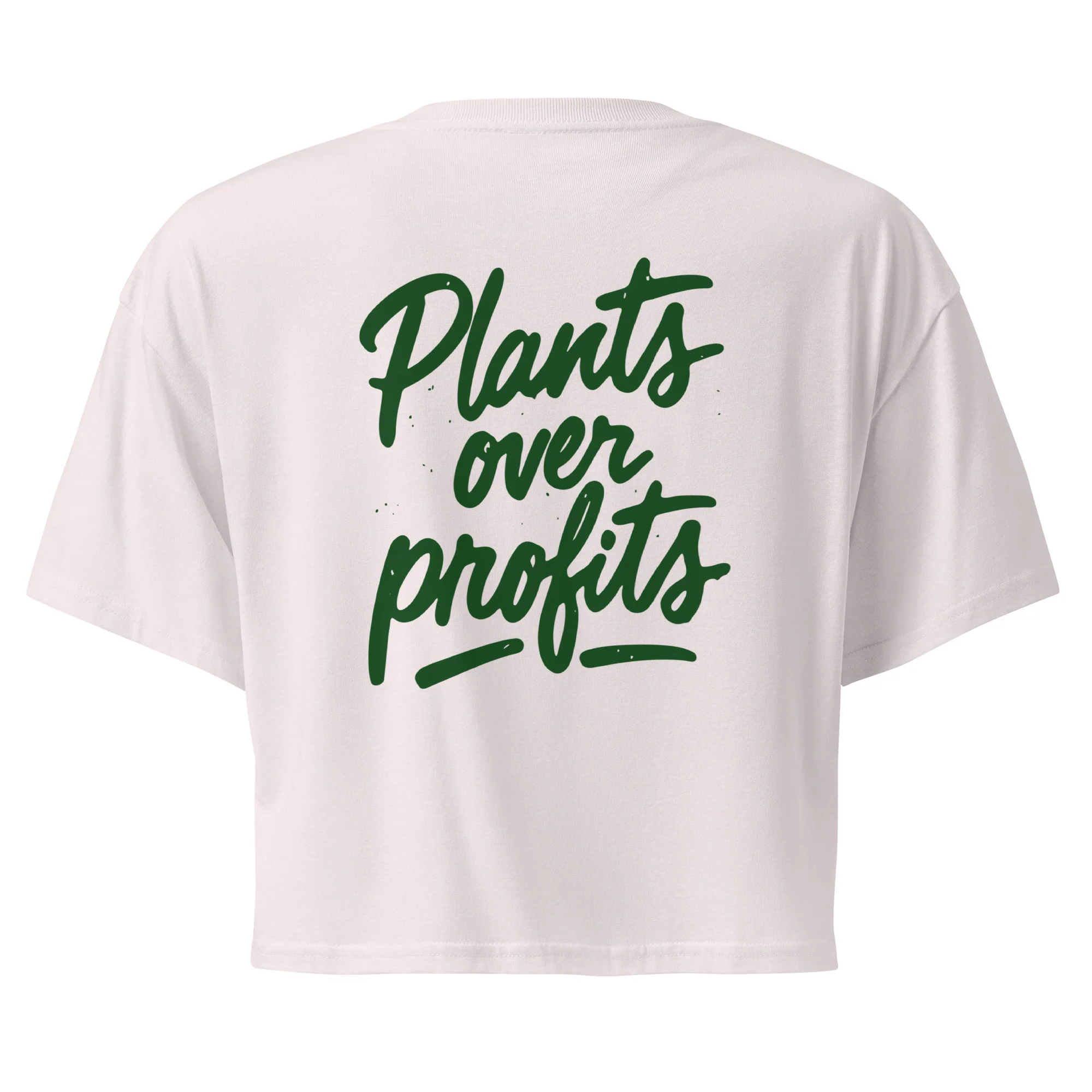 PLANTS OVER PROFIT - Women’s Crop Top - Image 9