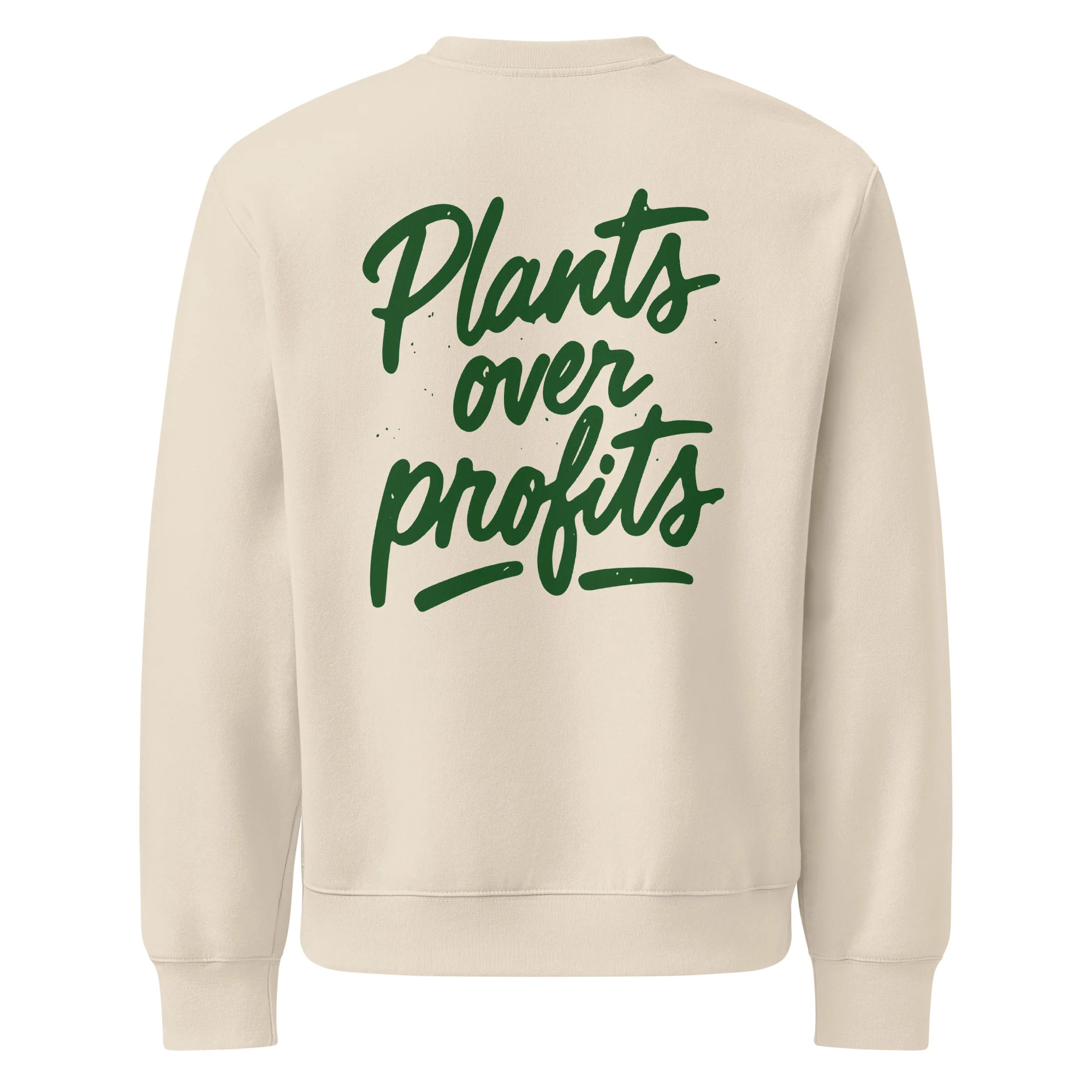 PLANTS OVER PROFITS - Oversized Heavyweight Sweatshirt - Image 5