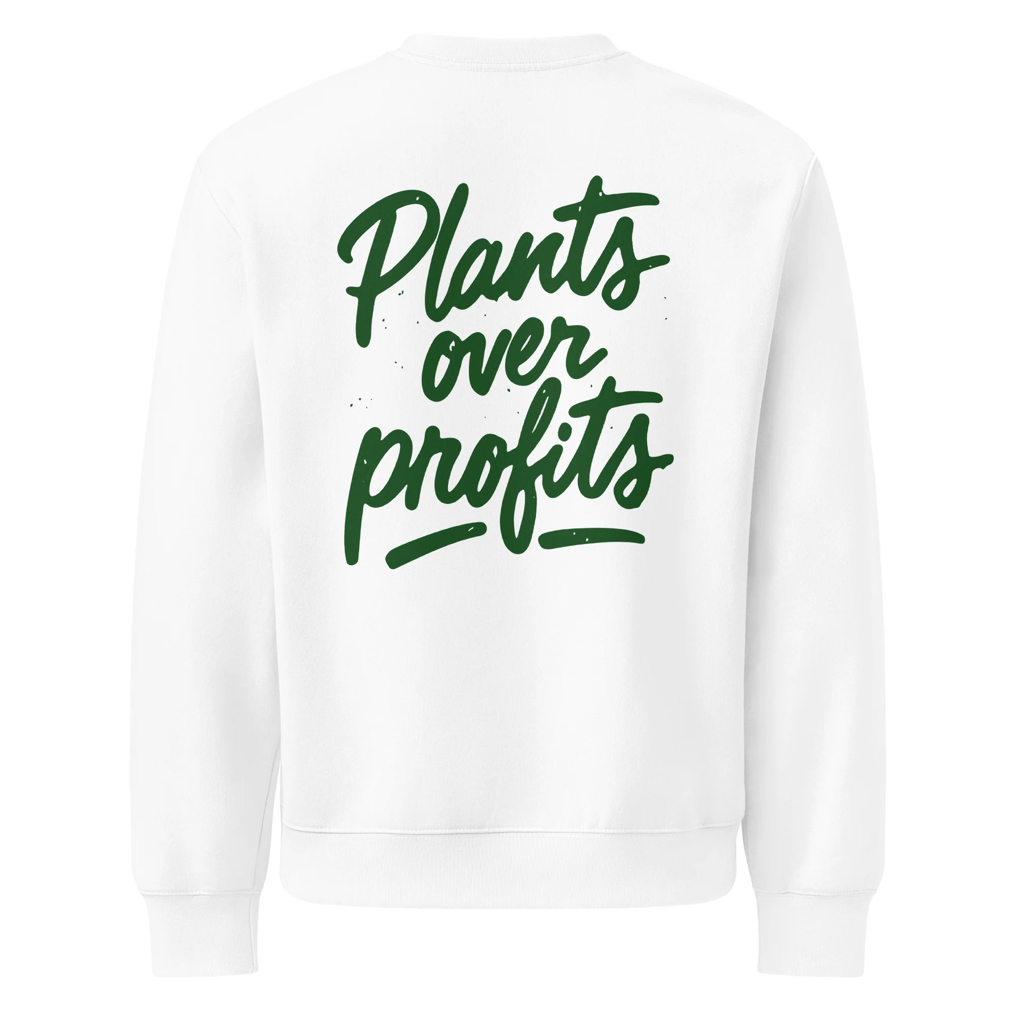 PLANTS OVER PROFITS - Oversized Heavyweight Sweatshirt - Image 6