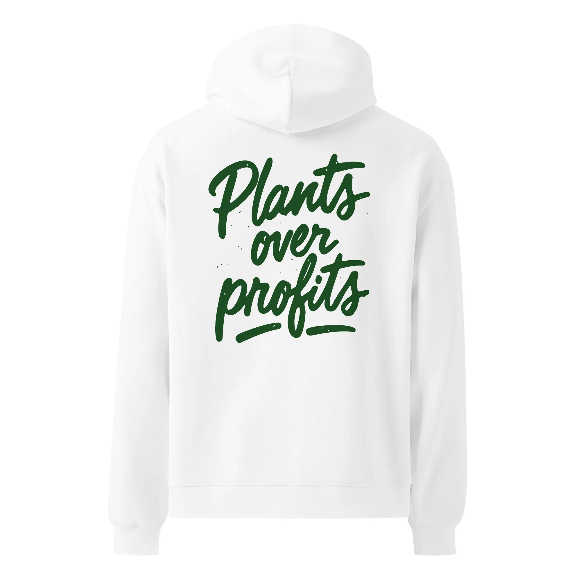 PLANTS OVER PROFITS - Unisex Premium Oversized Hoodie - Image 6