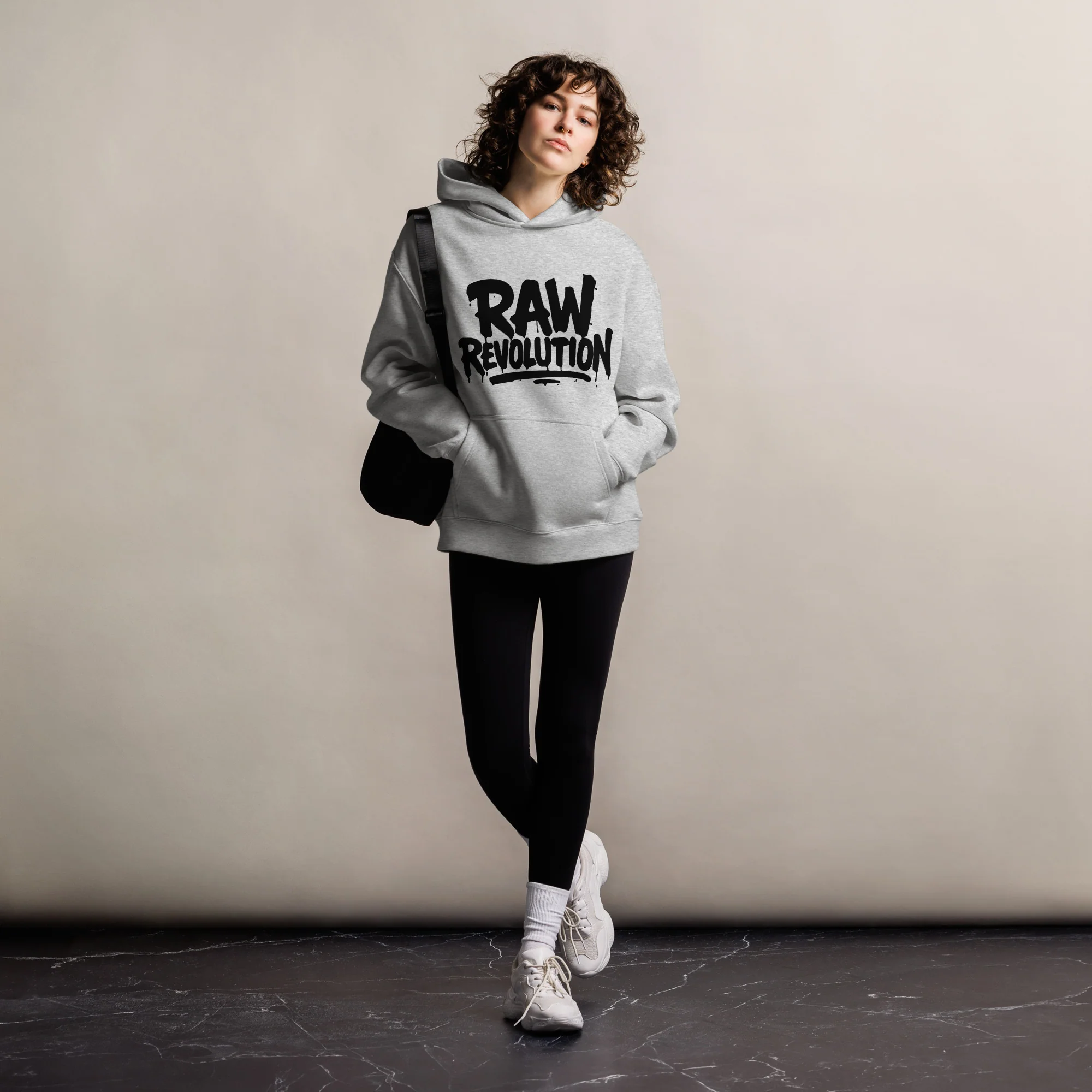 PLANTS OVER PROFITS - Unisex Premium Oversized Hoodie - Image 8