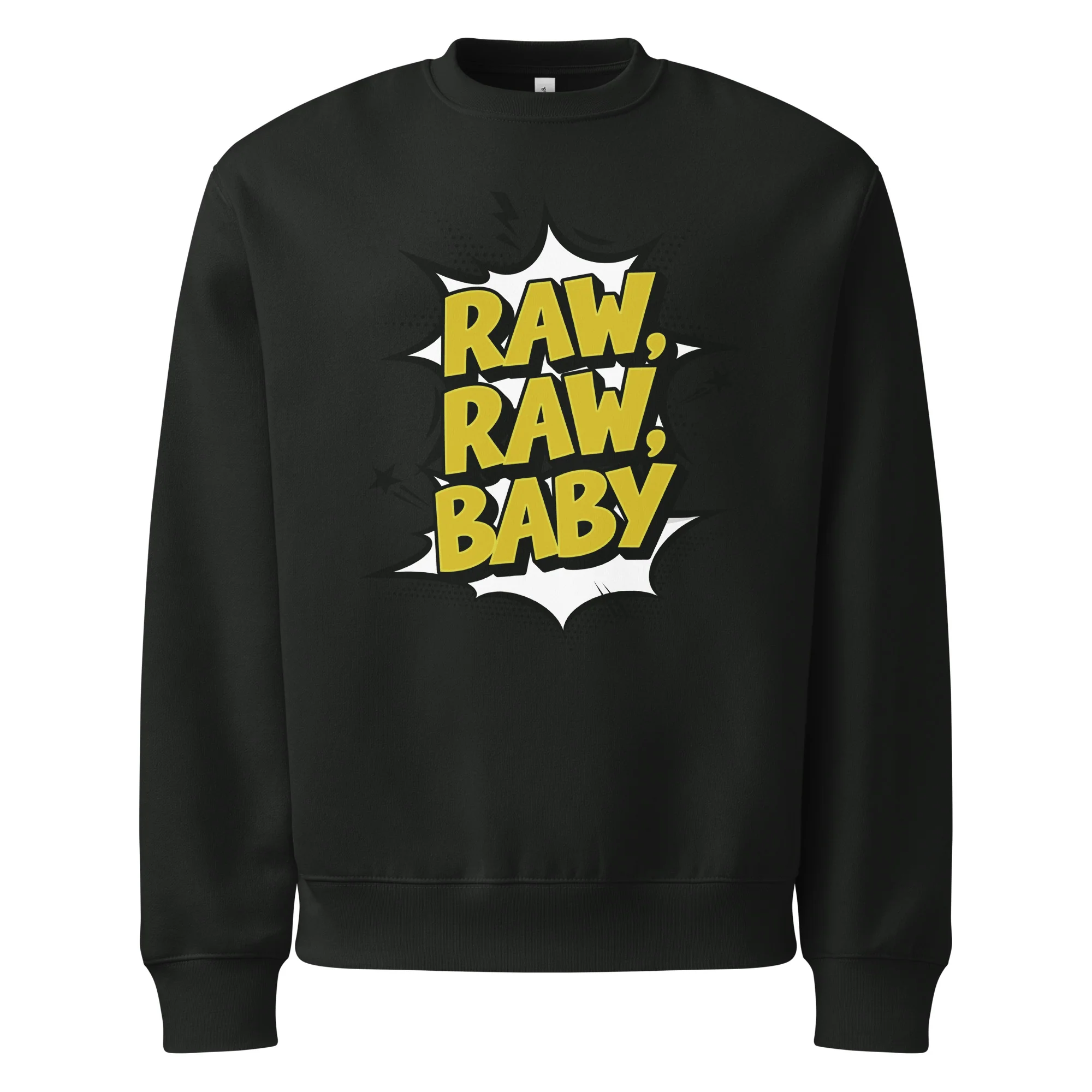 RAW RAW BABY - Oversized Heavyweight Sweatshirt - Image 2