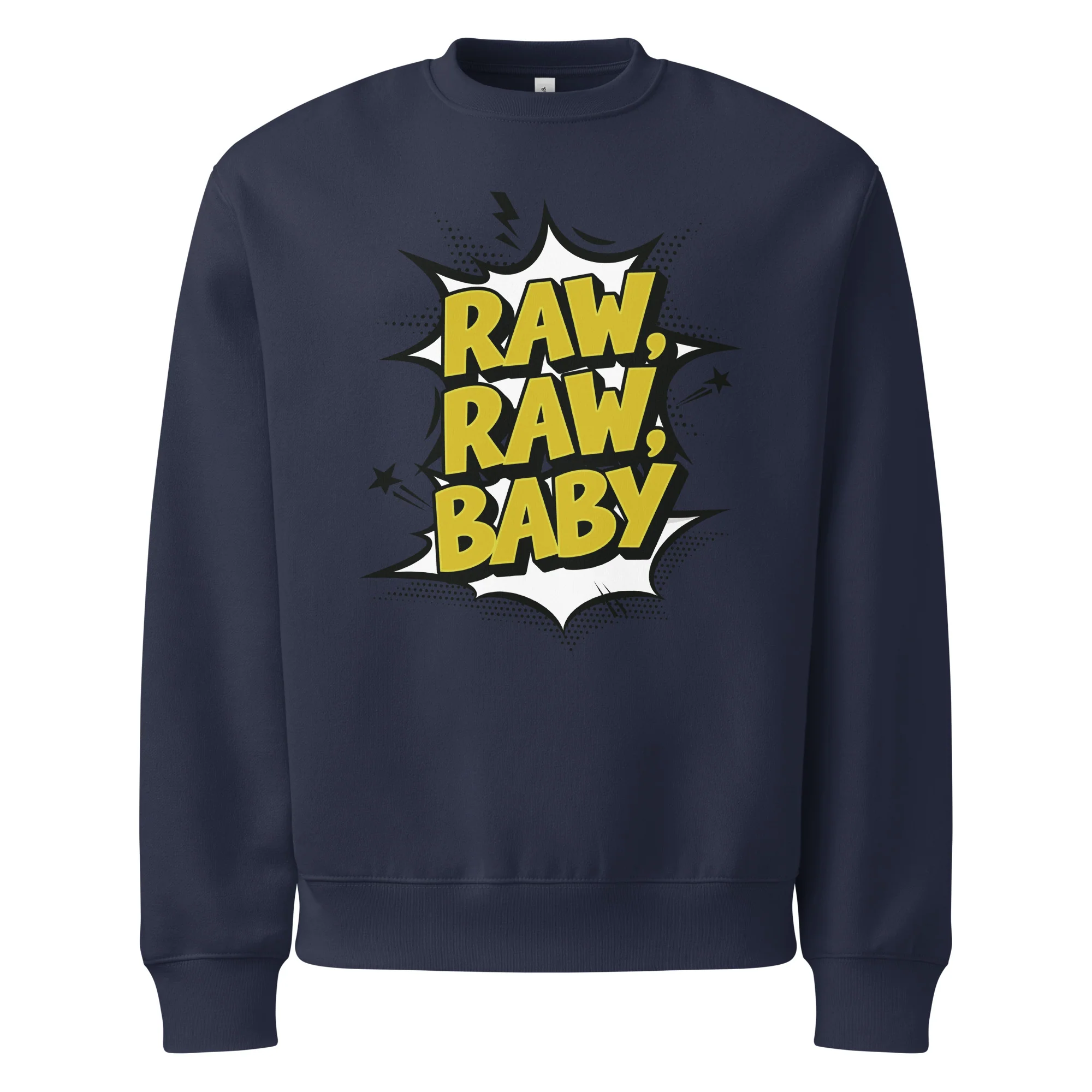 RAW RAW BABY - Oversized Heavyweight Sweatshirt - Image 3