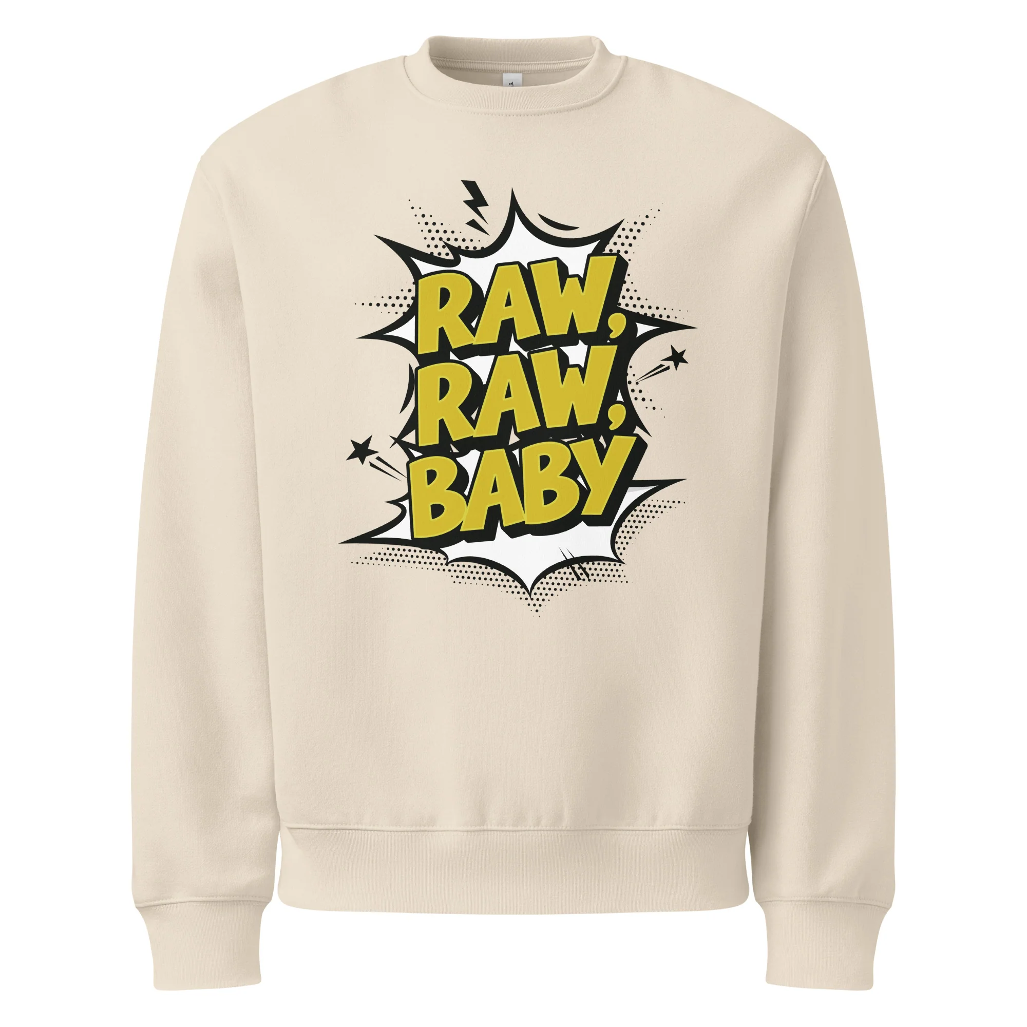 RAW RAW BABY - Oversized Heavyweight Sweatshirt - Image 4