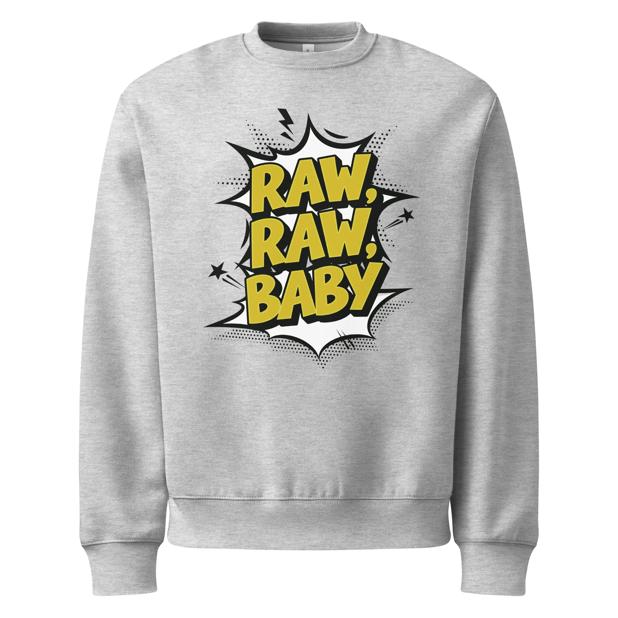 RAW RAW BABY - Oversized Heavyweight Sweatshirt - Image 5