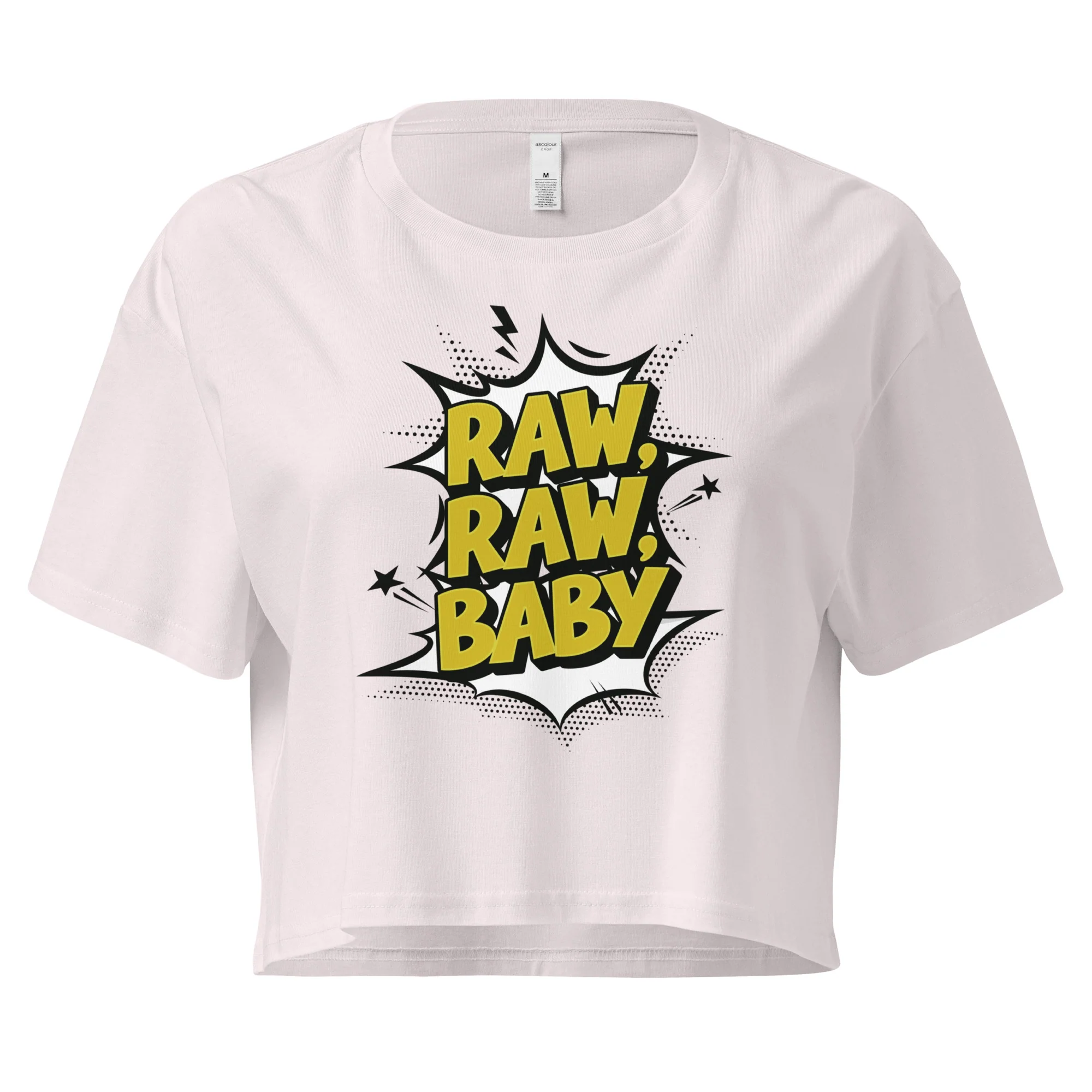 RAW RAW BABY - Women’s Crop Top - Image 3