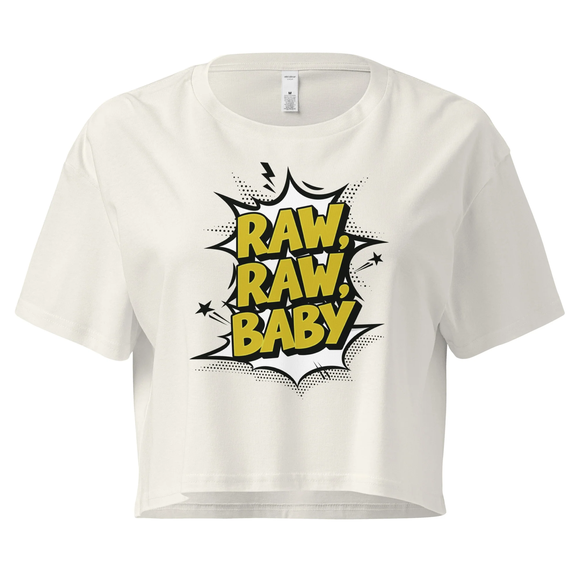RAW RAW BABY - Women’s Crop Top - Image 4
