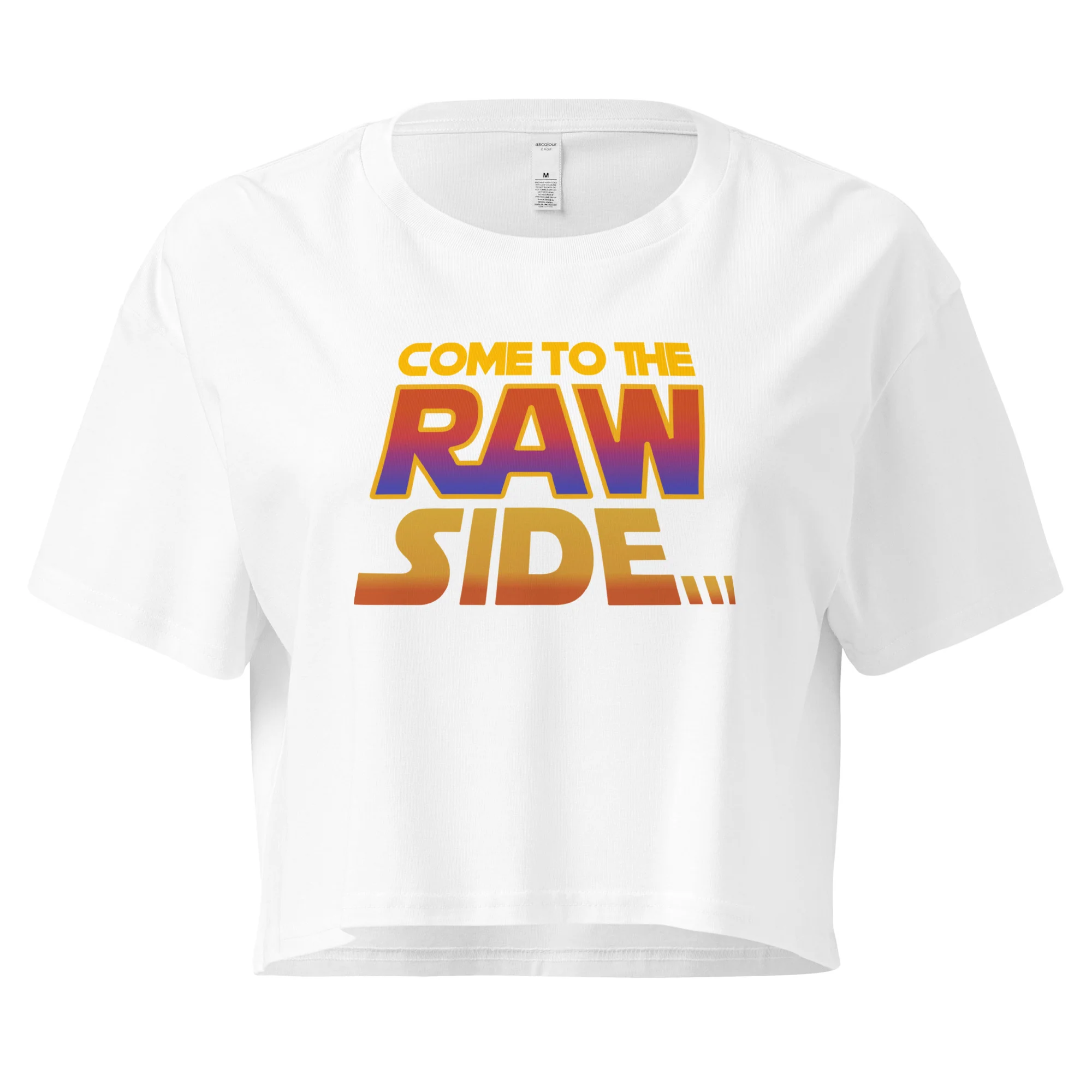 RAW SIDE - Women’s Crop Top - Image 3