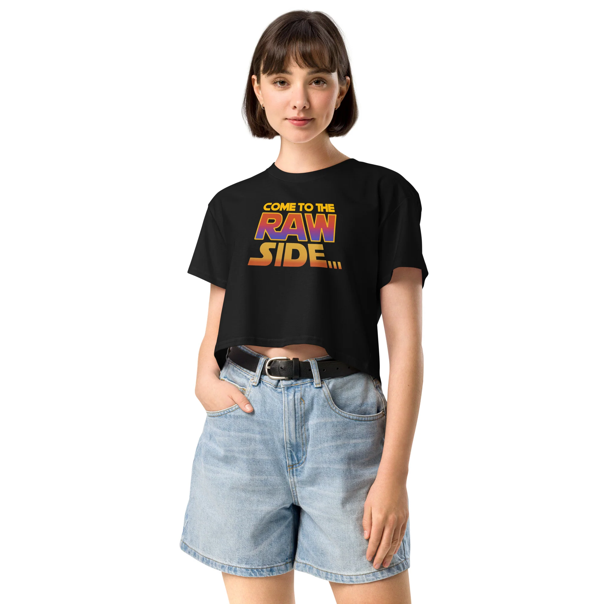 RAW SIDE - Women’s Crop Top - Image 7