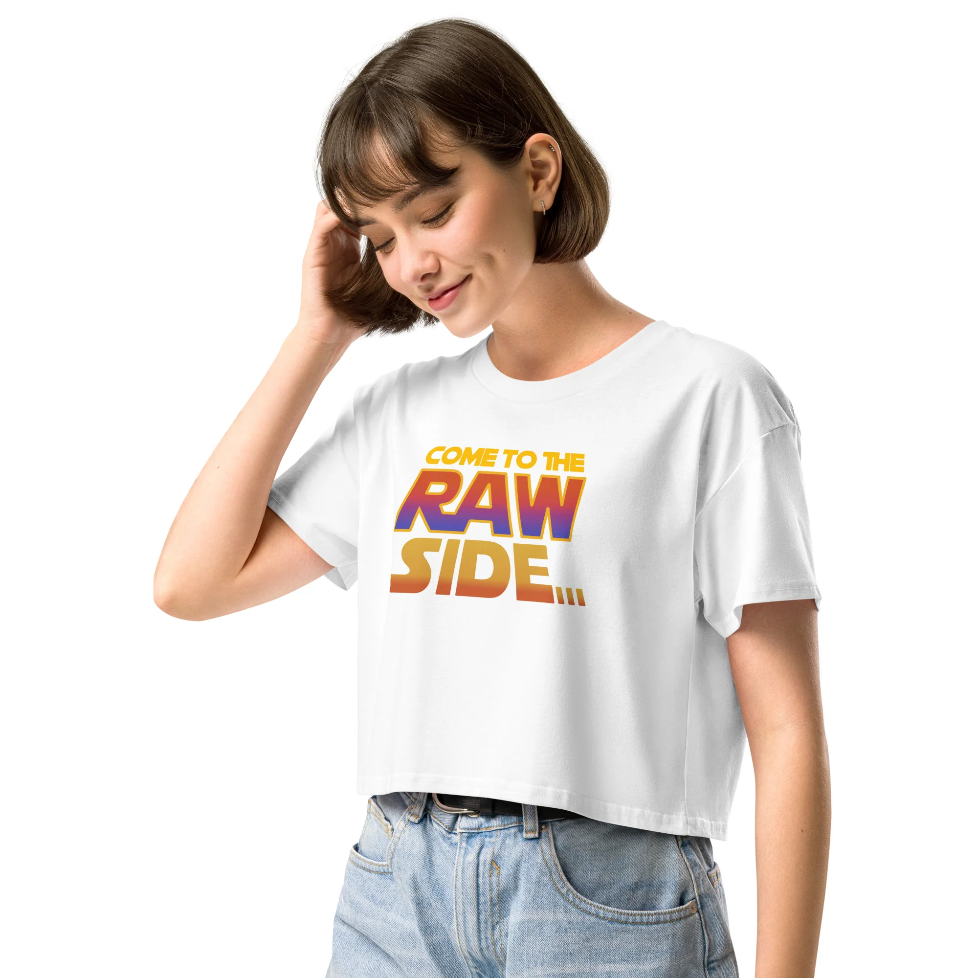 RAW SIDE - Women’s Crop Top - Image 8