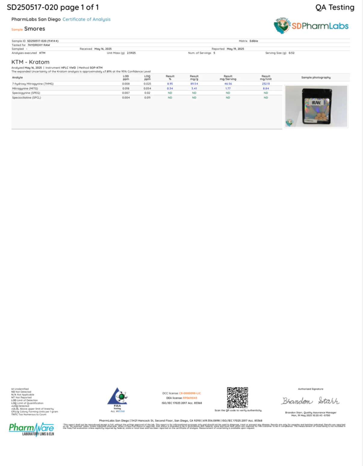 s'MOres (DYE-FREE) - TOTAL ALKS 47.2MG (45.3MG 7-OH) - Image 10