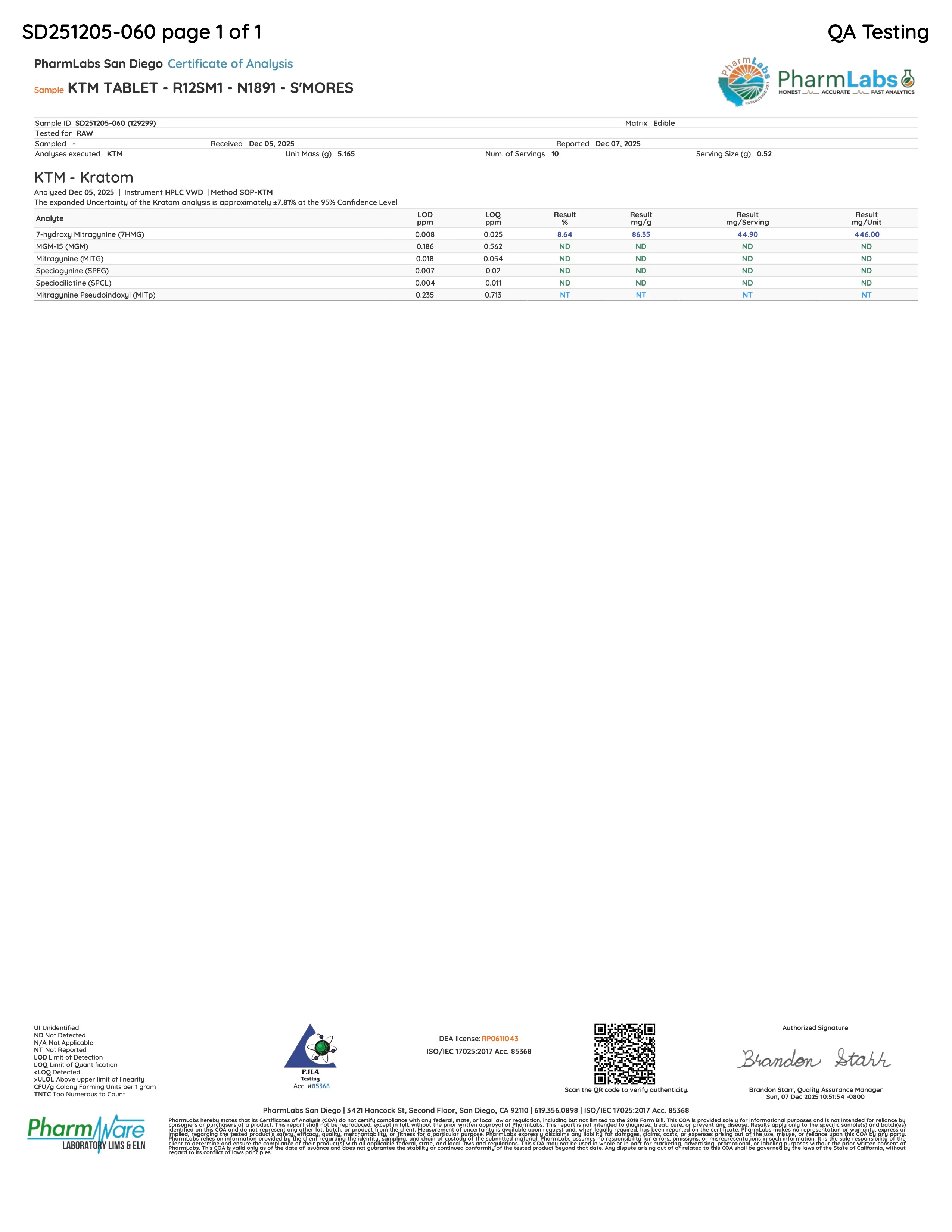 s'MOres (DYE-FREE) - TOTAL ALKS 47.2MG (45.3MG 7-OH) - Image 7