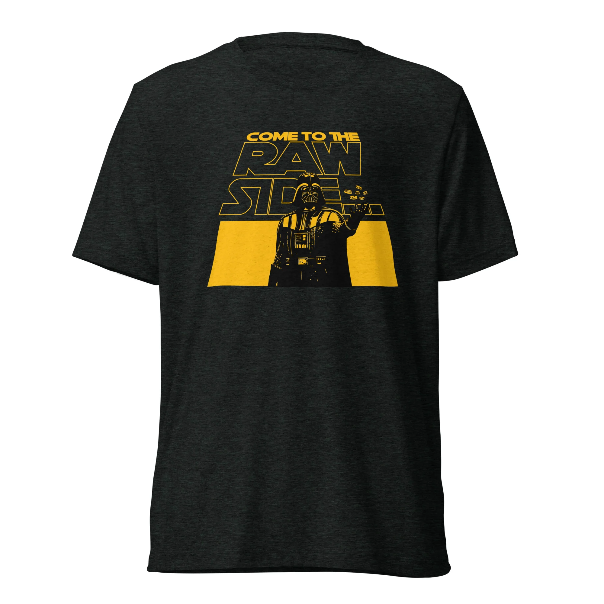 COME TO THE RAW SIDE (BLACK/GOLD) - Short Sleeve Tee - Image 7
