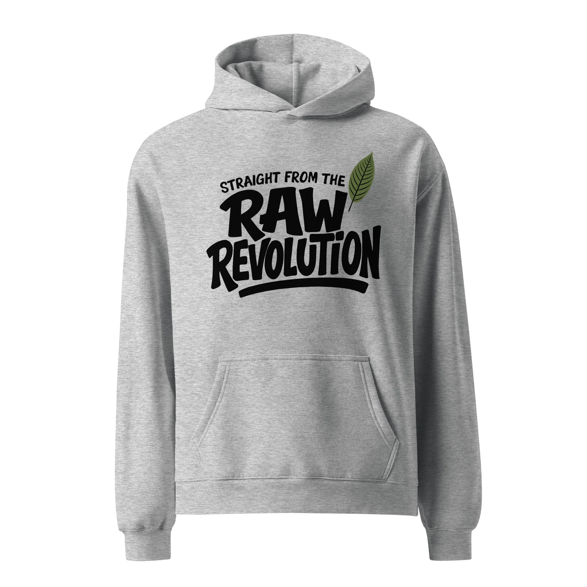 STRAIGHT FROM THE LEAF - Unisex Premium Oversized Hoodie - Image 3