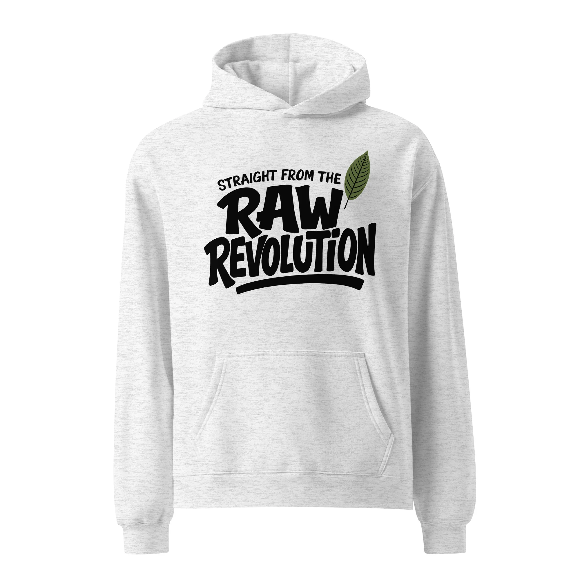 STRAIGHT FROM THE LEAF - Unisex Premium Oversized Hoodie - Image 4