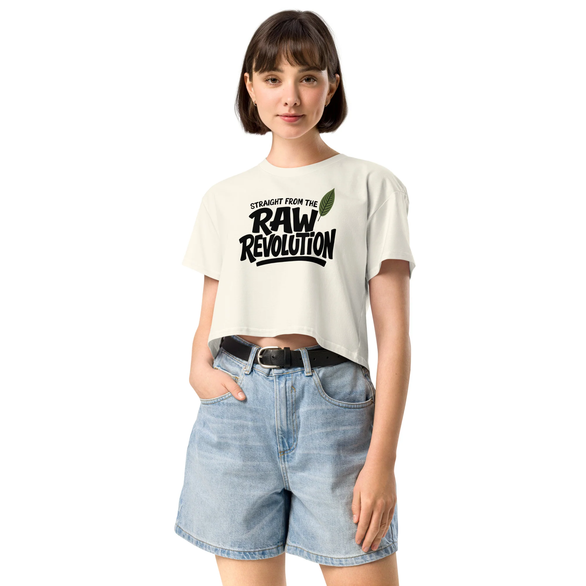 STRAIGHT FROM THE LEAF - Women’s Crop Top - Image 25
