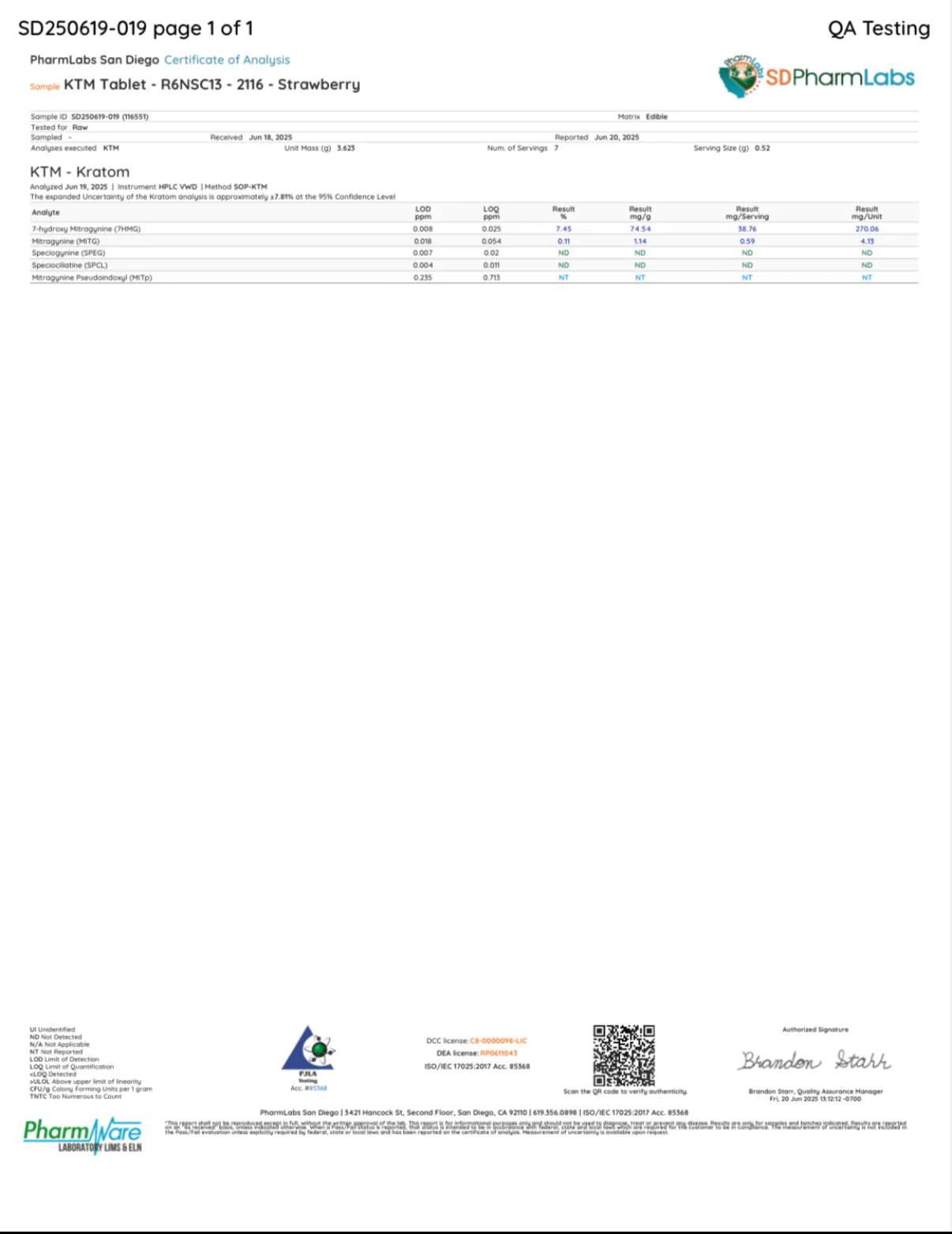 STRAWBERRY SNACKS (DYE-FREE) - TOTAL ALKS 29.1MG (28MG 7-OH) - Image 12