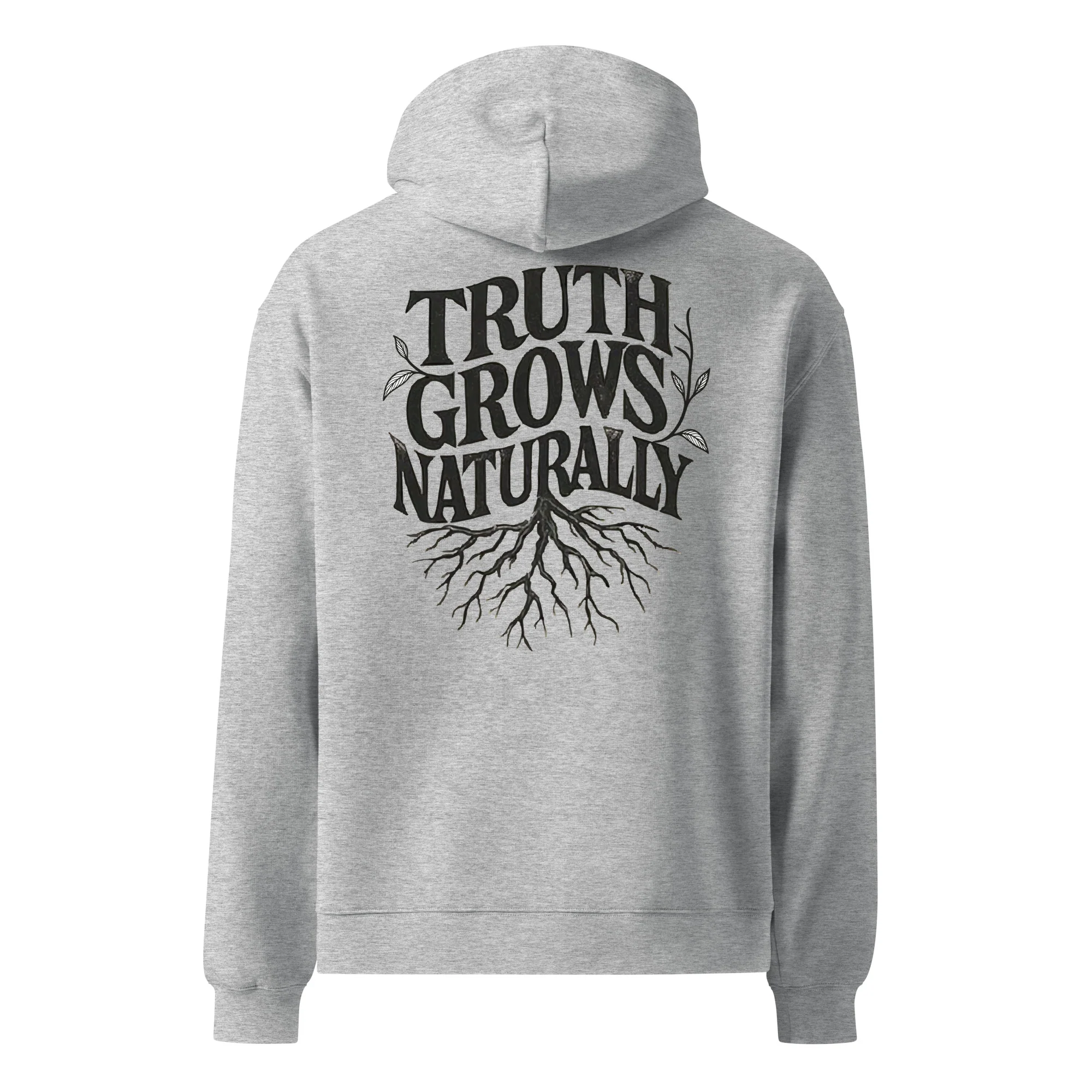 TRUTH GROWS NATURALLY - Unisex Oversized Premium Hoodie - Image 5