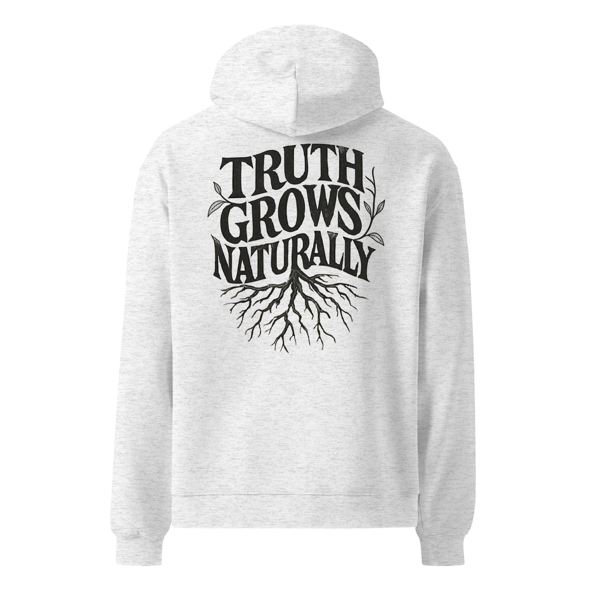 TRUTH GROWS NATURALLY - Unisex Oversized Premium Hoodie - Image 6