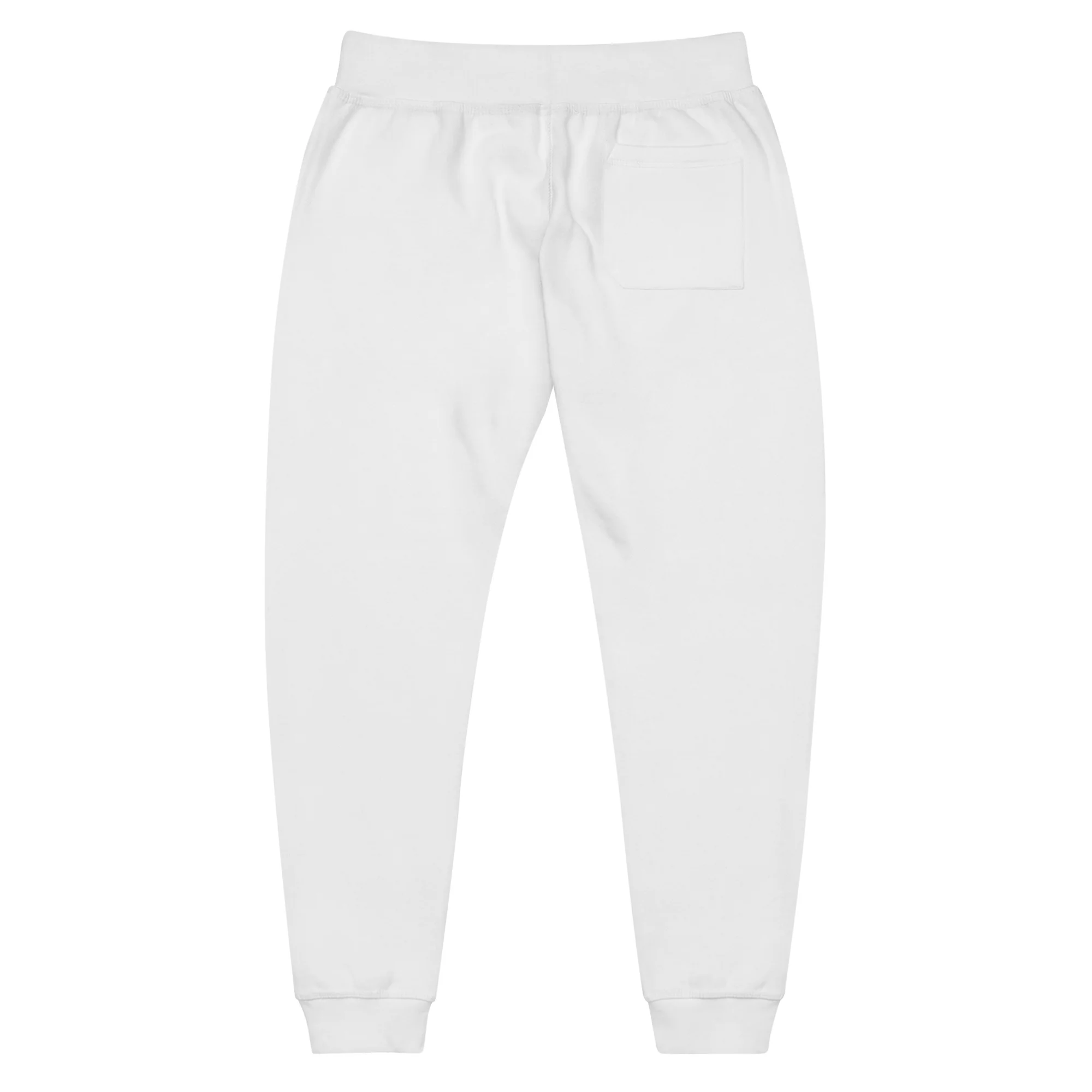 RAW DOGGIN' (NAVY BLUE EMBROIDERY) - Unisex Fleece Sweatpants - Image 5