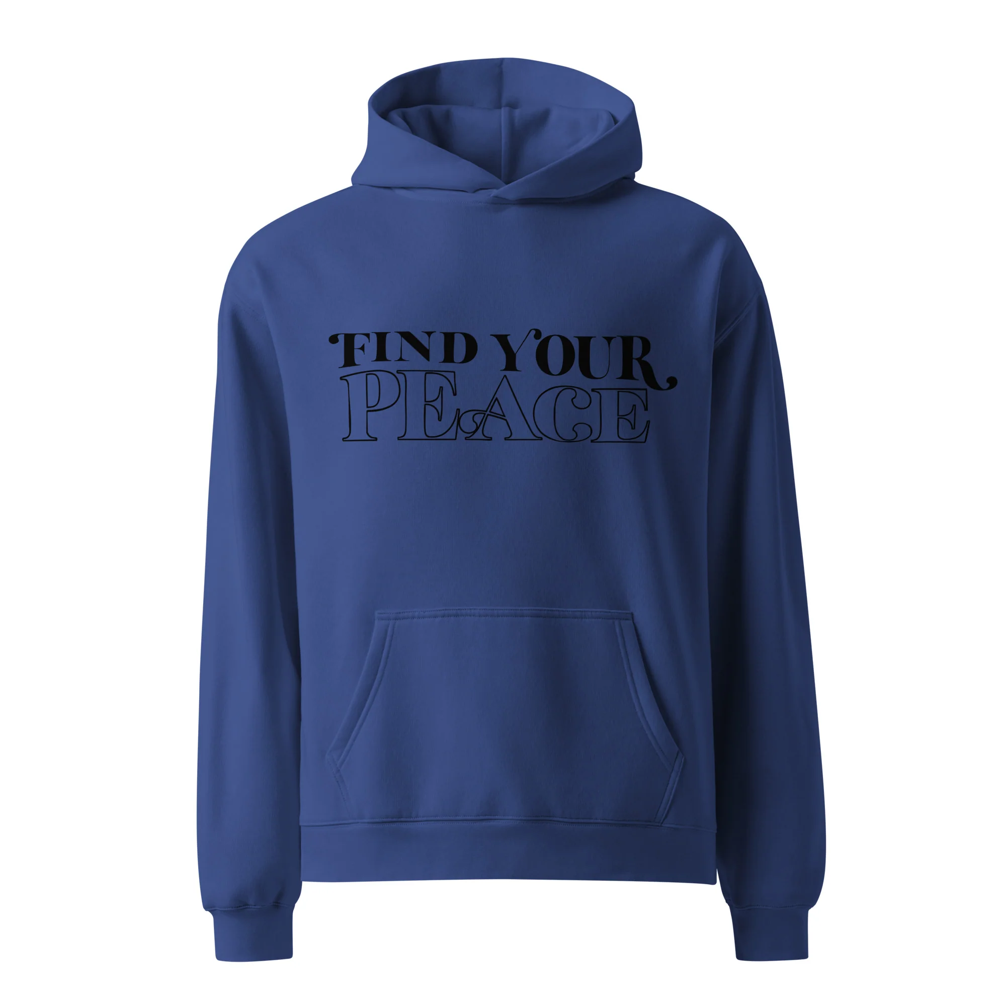 FIND YOUR PEACE - Unisex Premium Oversized Hoodie - Image 3