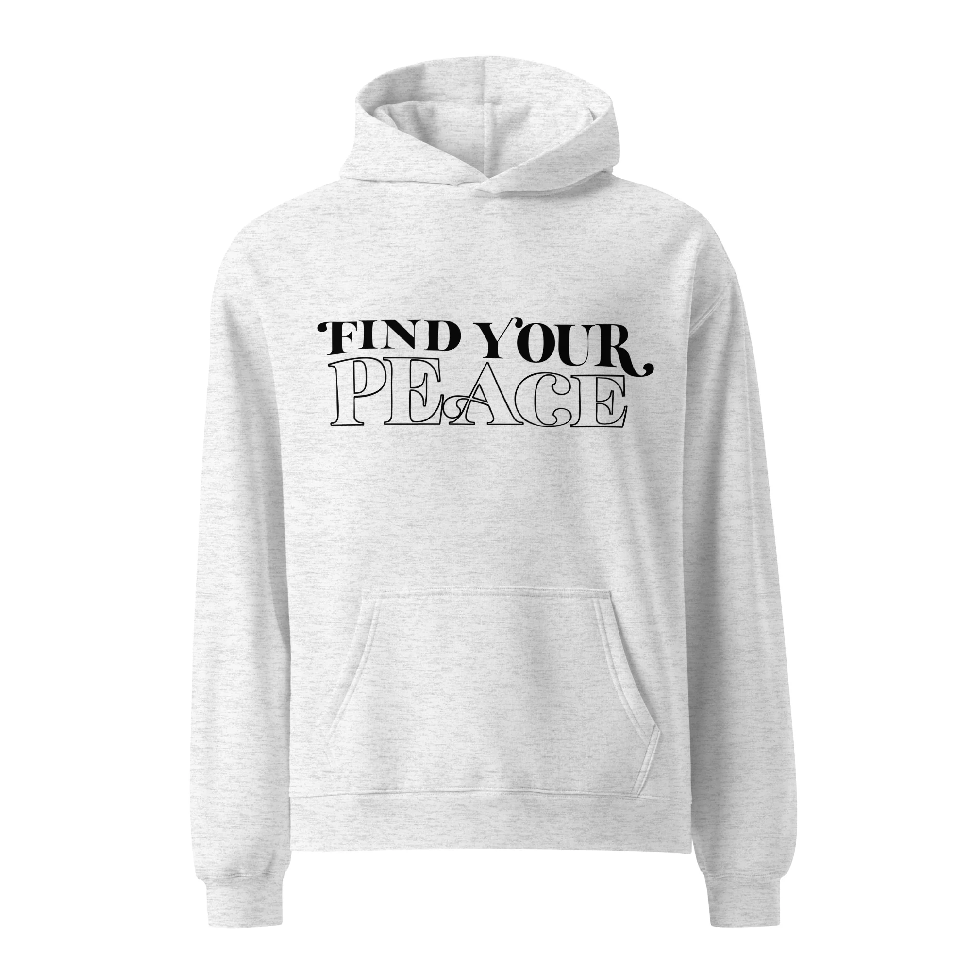FIND YOUR PEACE - Unisex Premium Oversized Hoodie - Image 7