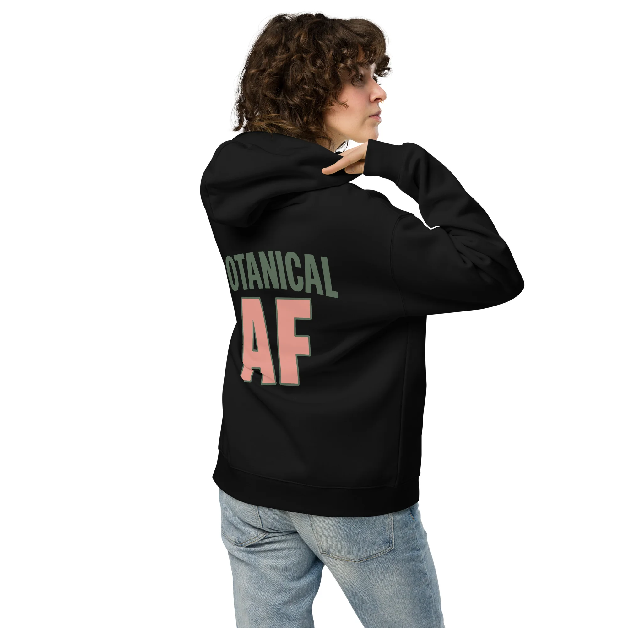 BOTANICAL AF - Unisex Premium Oversized Hoodie - Image 11