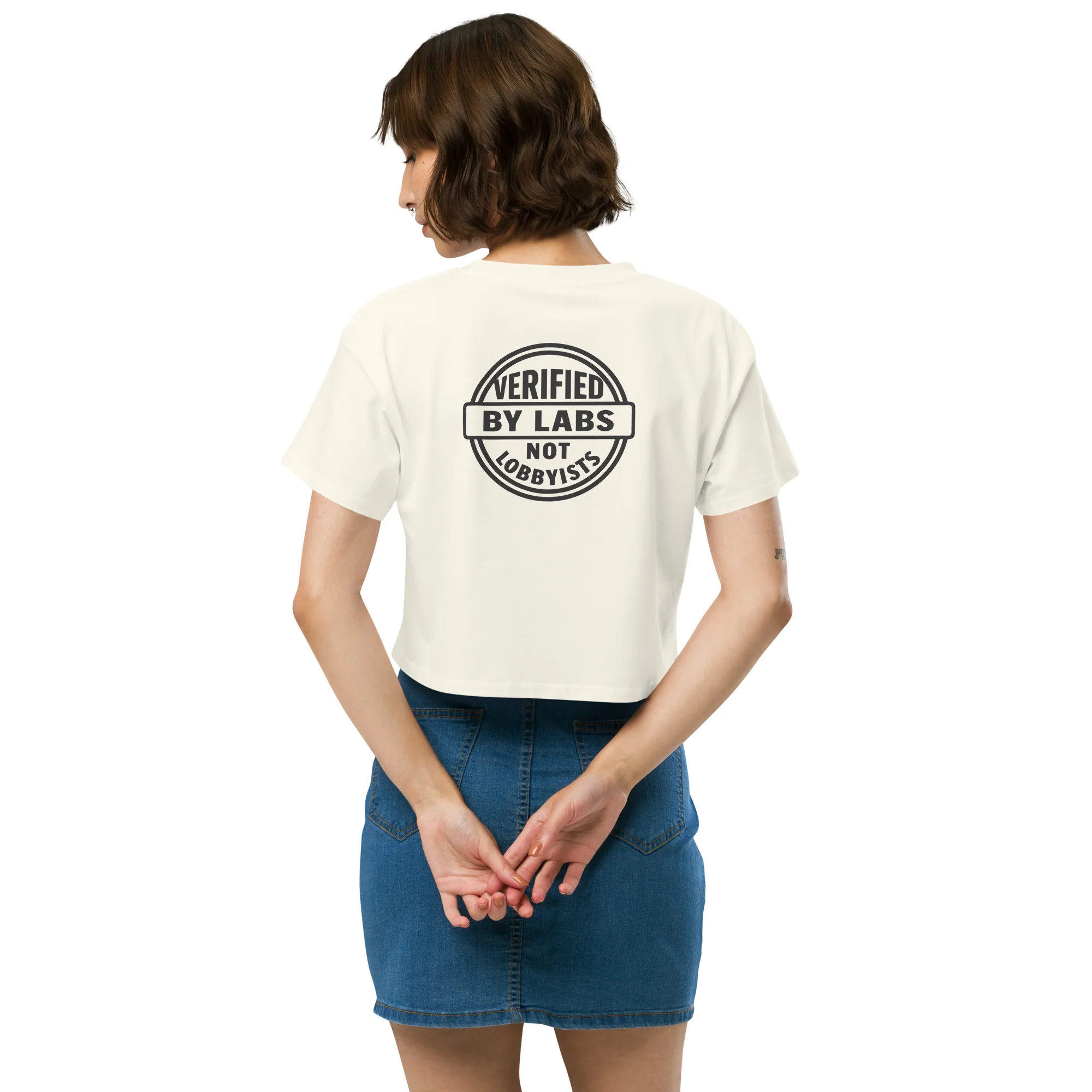 VERIFIED BY LABS - Women’s Crop Top - Image 16